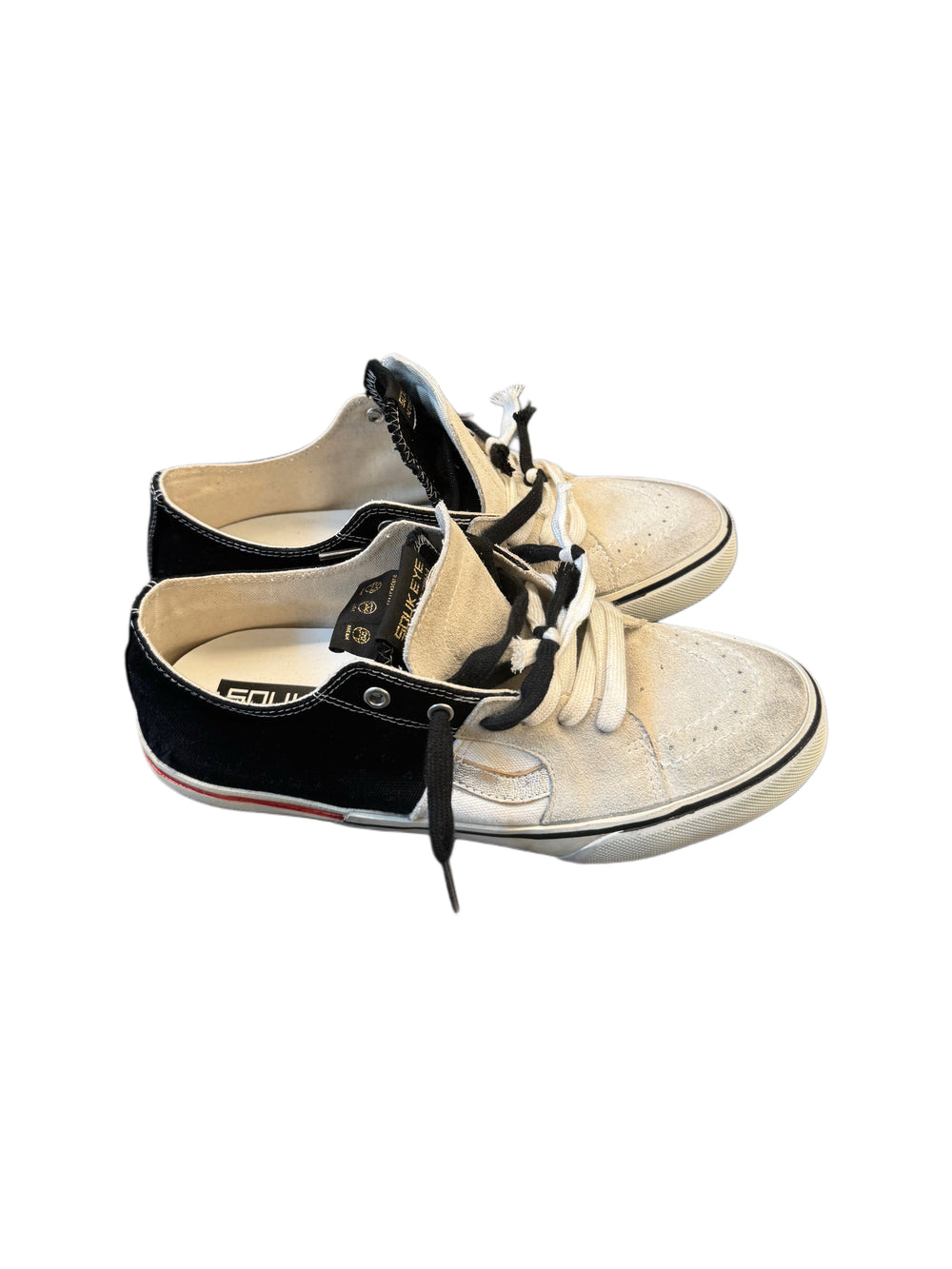 CALY STAR LOW white/black
