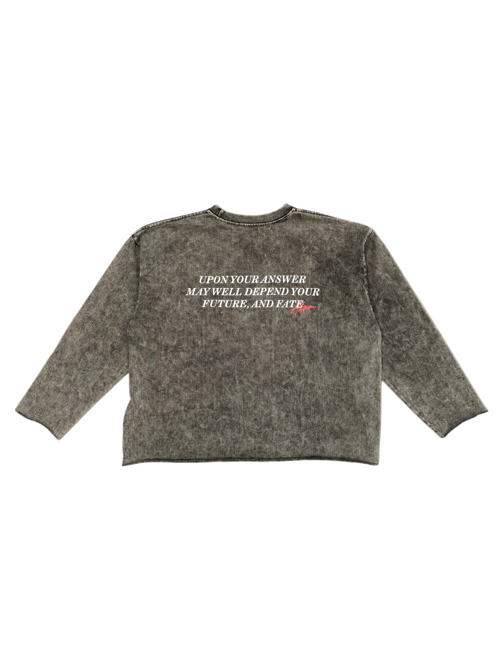 ASTRUM QUESTION 7 LS TEE - WASHED GREY