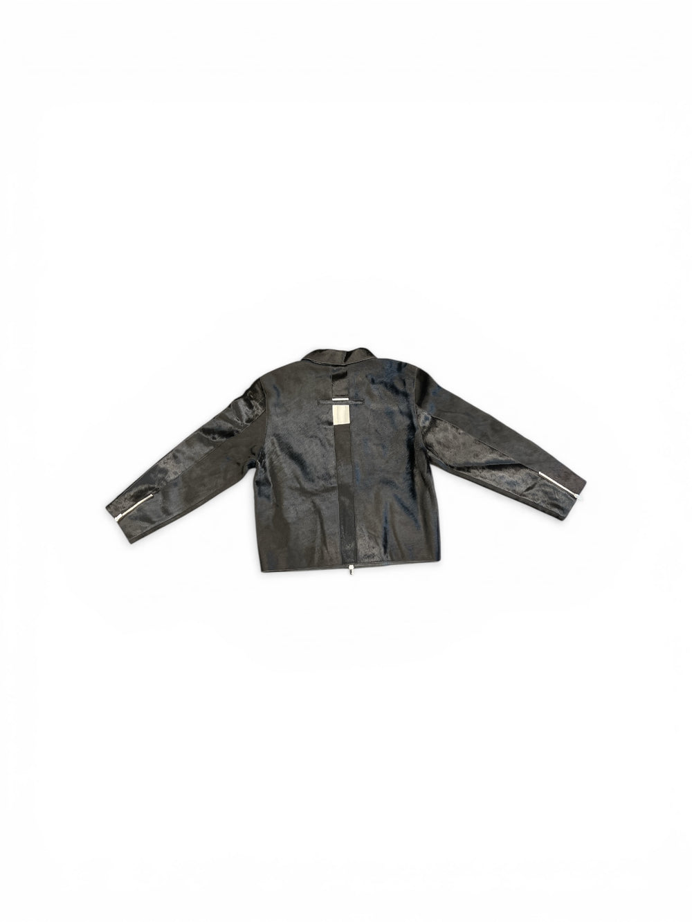 HELIOT EMIL RADIANT PONY HAIR JACKET BLACK