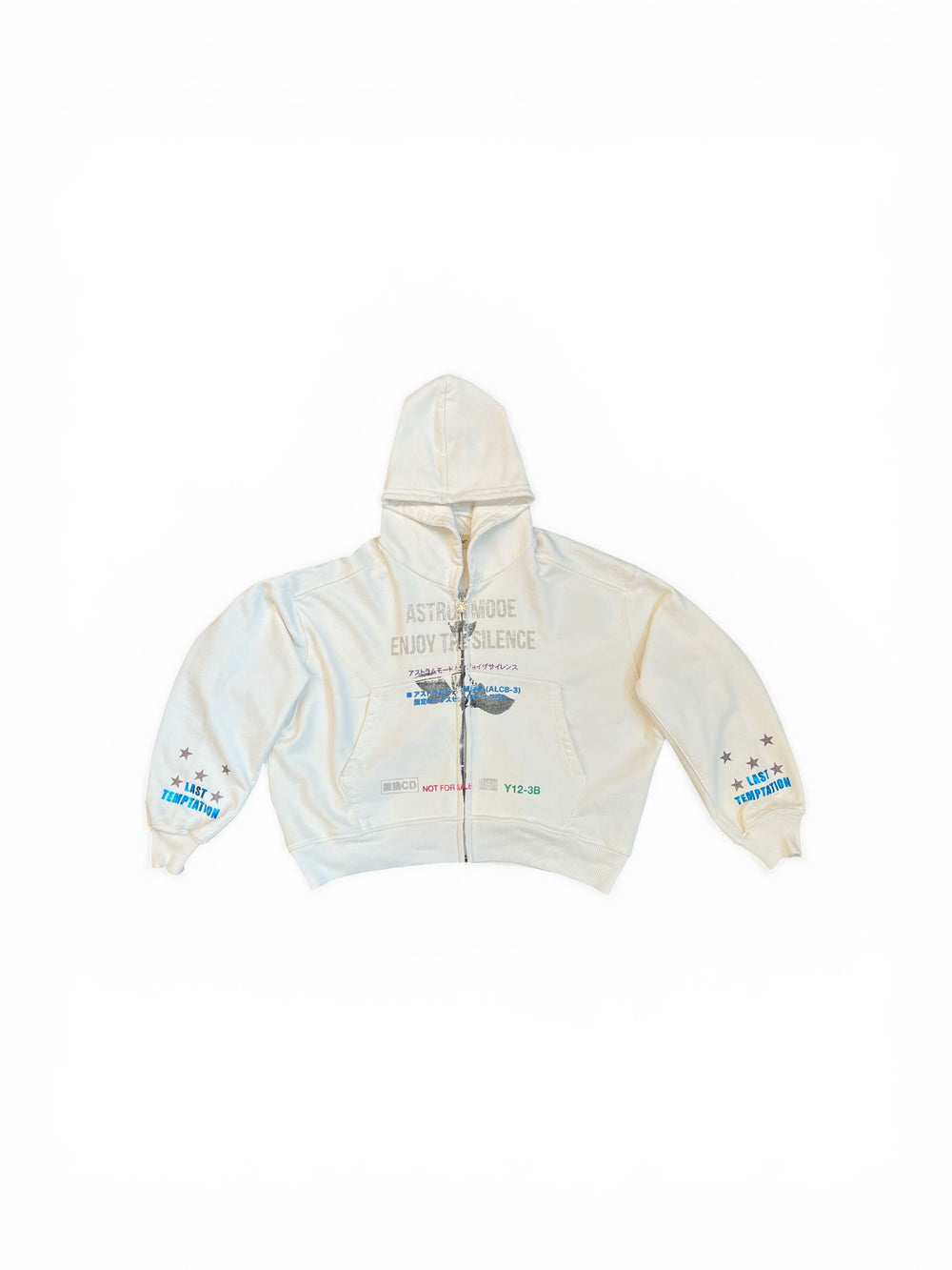 ASTRUM SILENCE ZIP HOODIE BONE