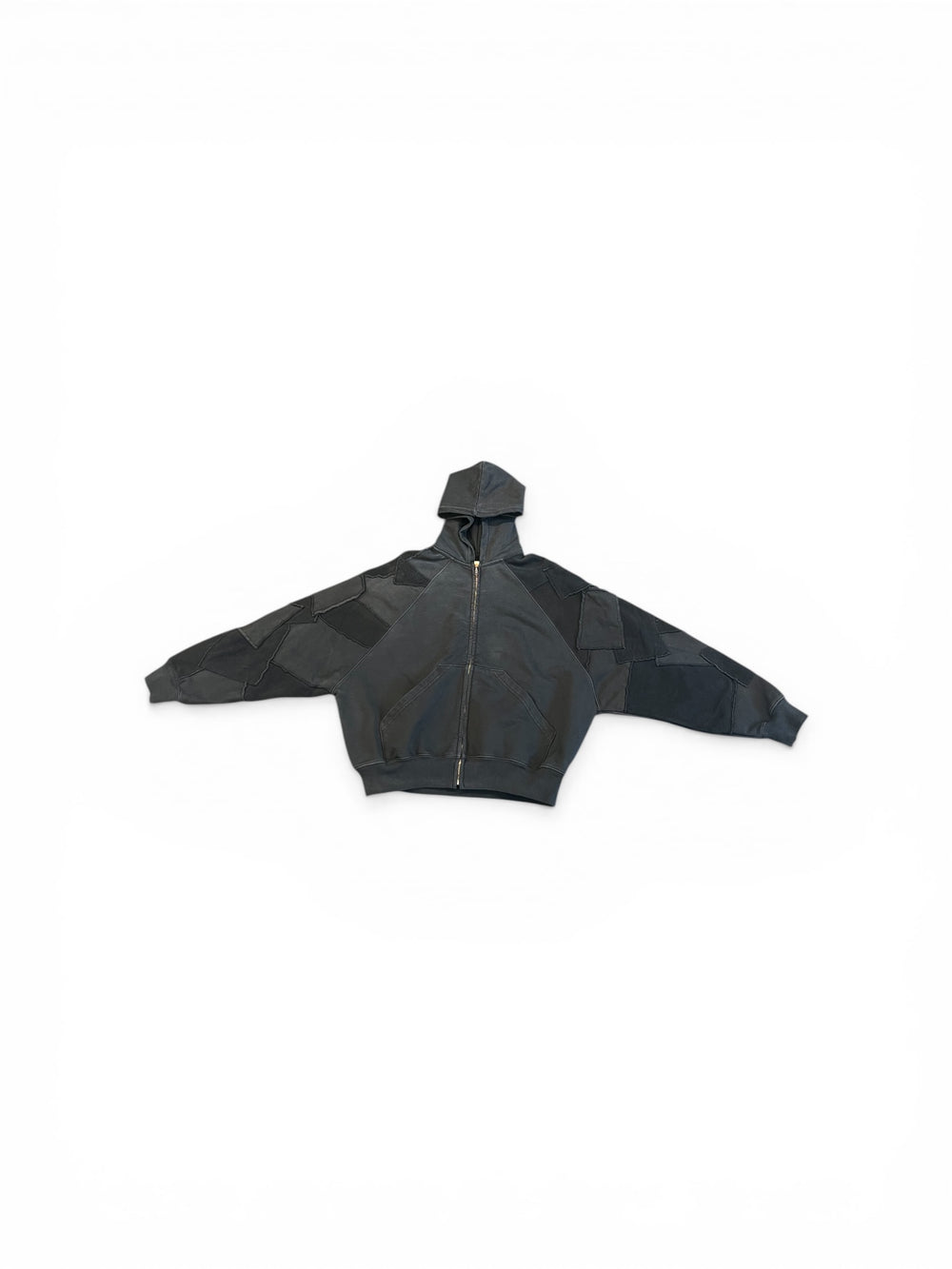 SECNDSLF TETRIS ZIP UP BLACK