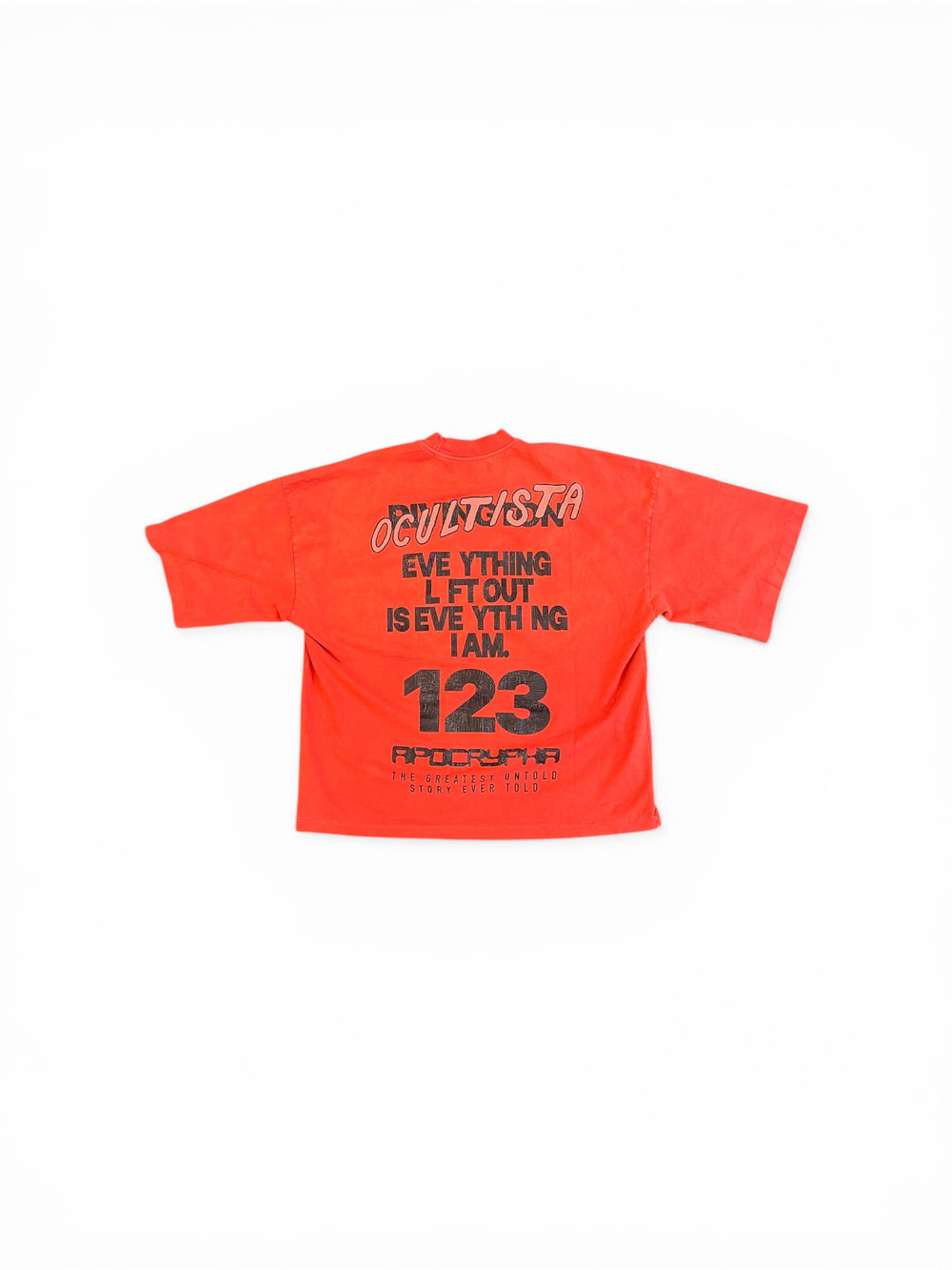 RIVINGTON ROI REBIS LEFT OUT VINTAGE TEE RED