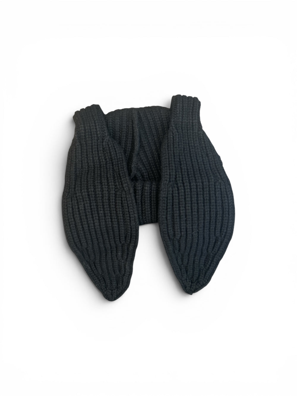 CHARLES JEFFREY LOVERBOY CHUNKY RABBIT BEANIE BLACK SS26