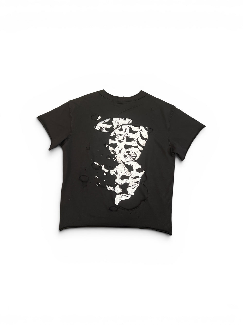 THUG CLUB DEAD INSIDE DOUBLE LAYER T-SHIRT BLACK (TS0802)