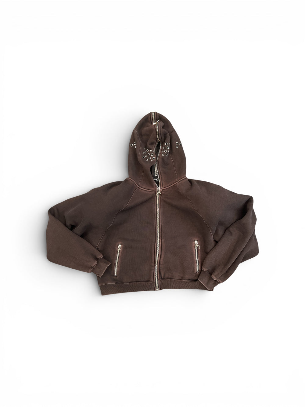 THUG CLUB BULK SHOULDER GLADIATOR ZIP-UP HOODIE BLACK (SS0602)