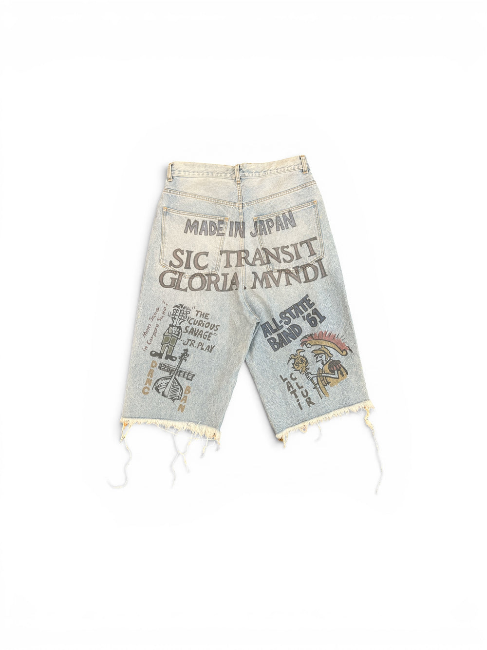 SECNDSLF JUMBO SENIOR DENIM SHORT BLUE