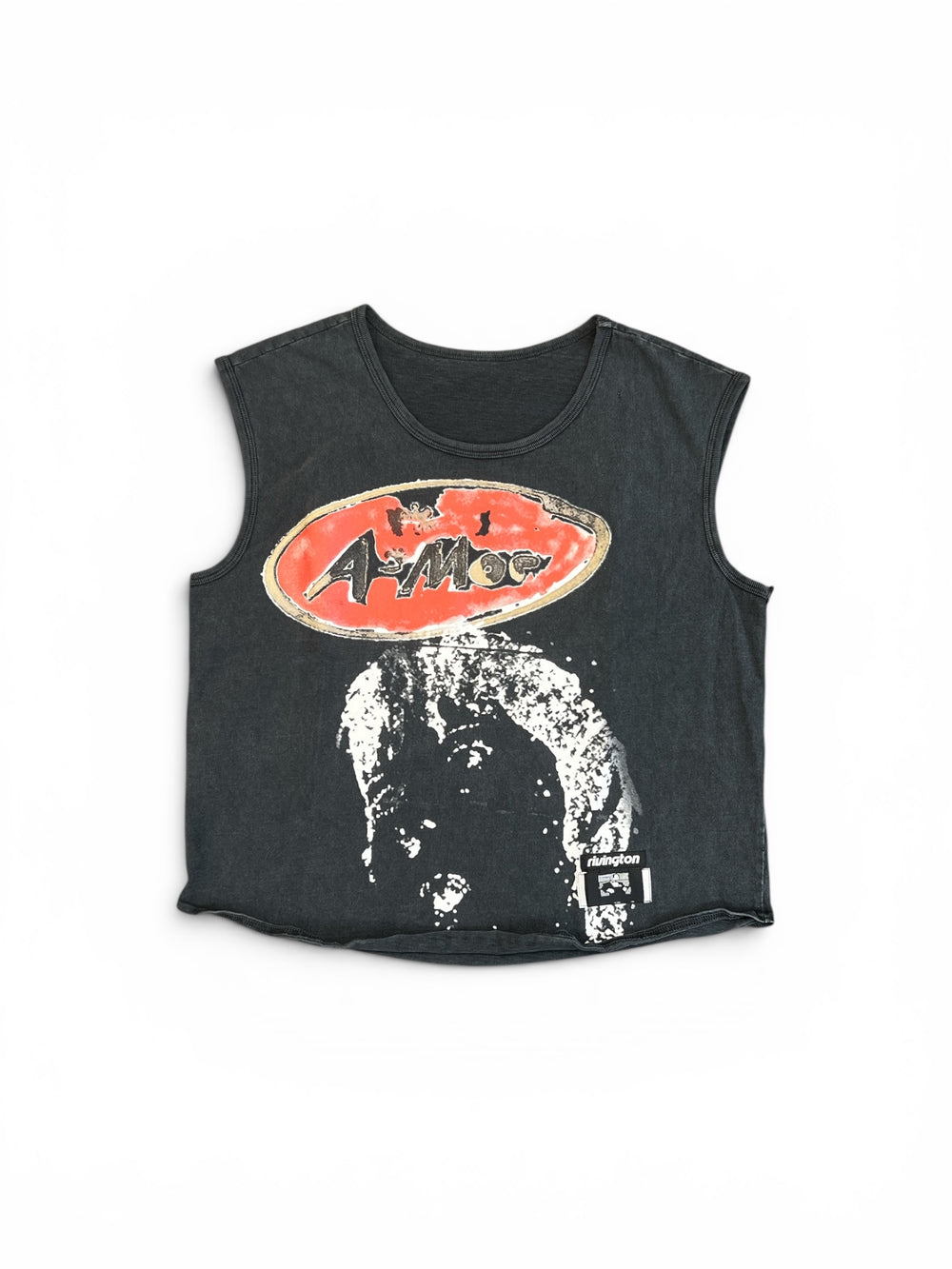 RIVINGTON ROI REBIS AMOR MUSCLE TEE MECHANIC BLACK
