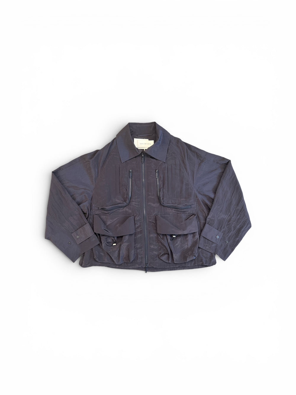 FENG CHEN WANG CARGO WINDBREAKER NAVY BLUE