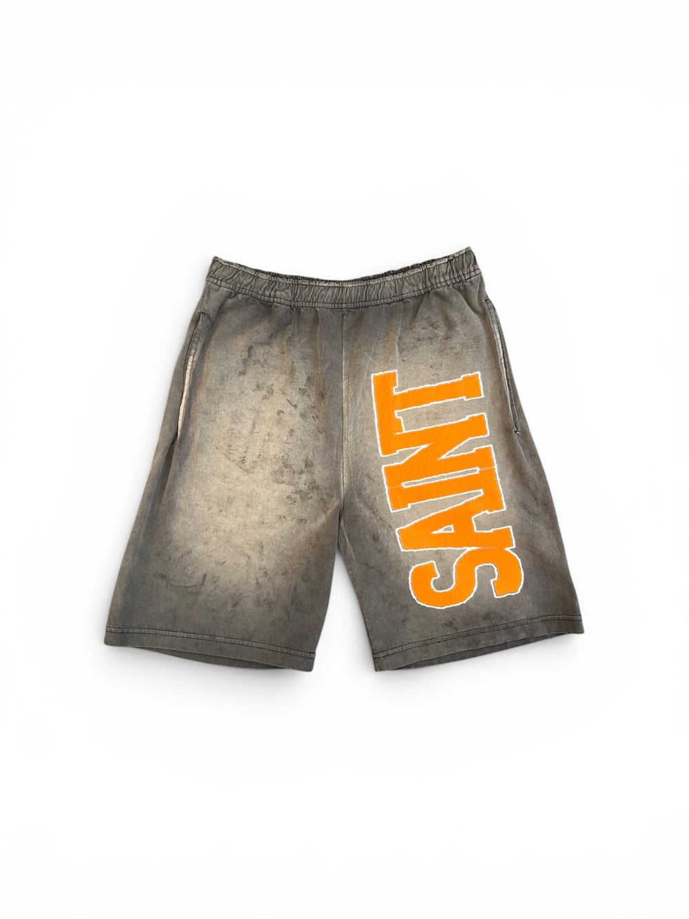 SAINT MICHAEL CUT SEW EASY SHORTS CHARCOAL