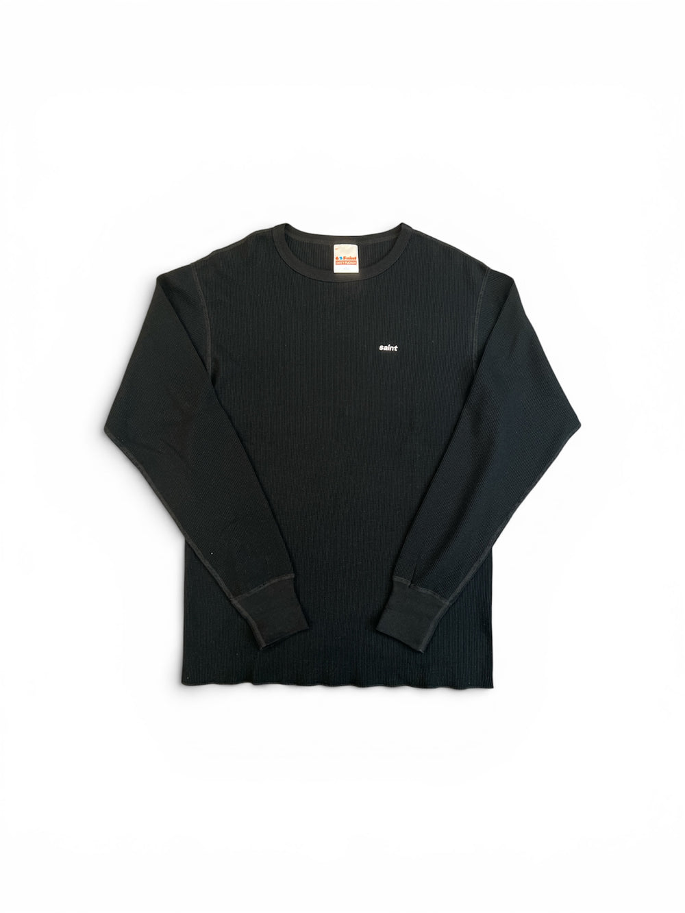 SAINT MICHAEL THERMAL SHIRT BLACK
