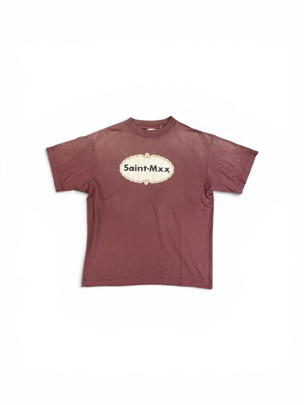 SAINT MICHAEL SAINT MXX T-SHIRT BURGUNDY