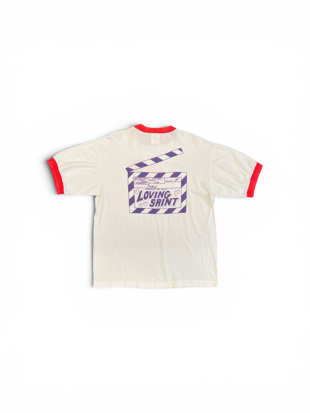 SAINT MICHAEL I LOVE SAINT T-SHIRT WHITE