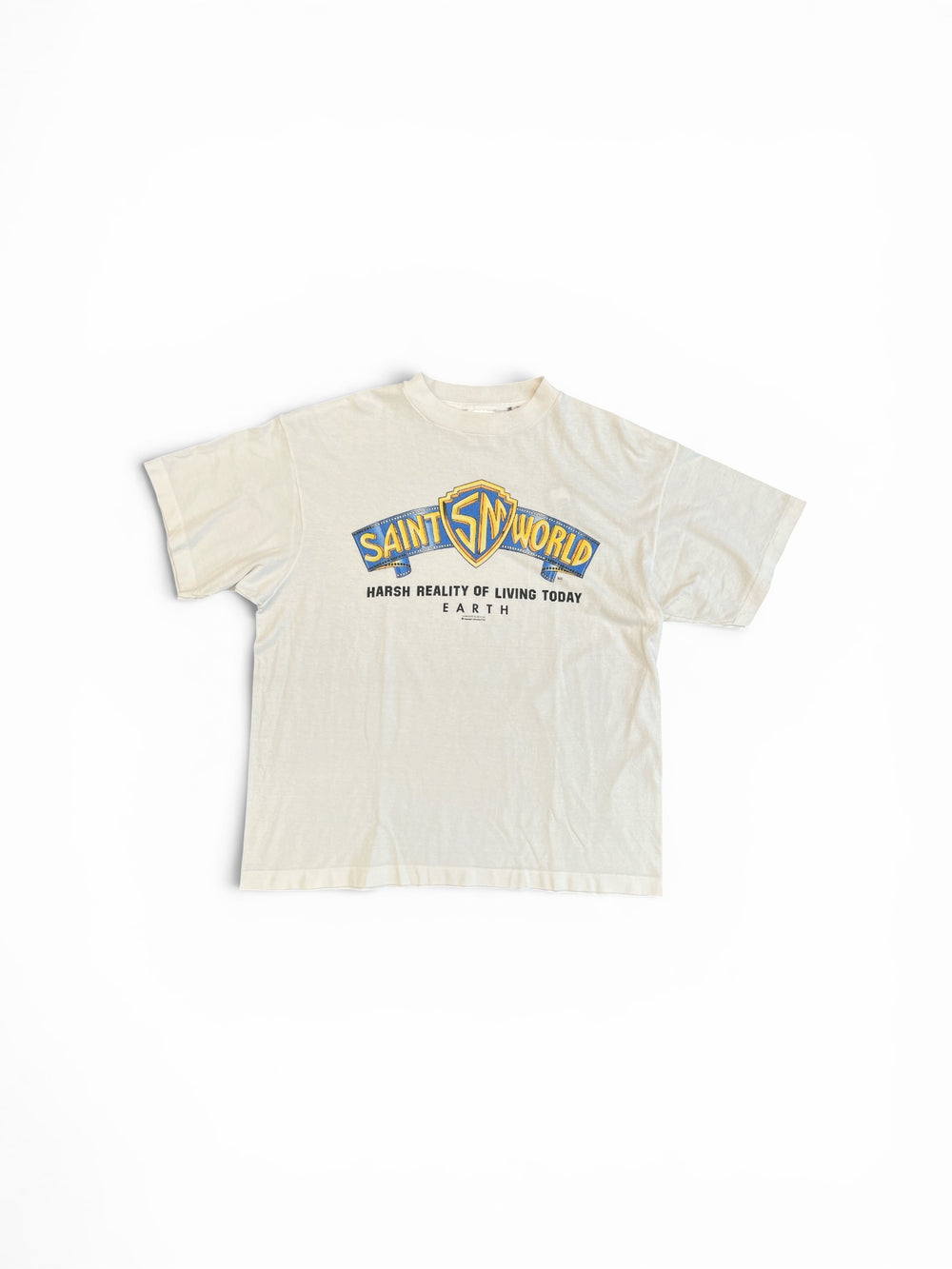 SAINT MICHAEL SAINT WORLD T-SHIRT WHITE