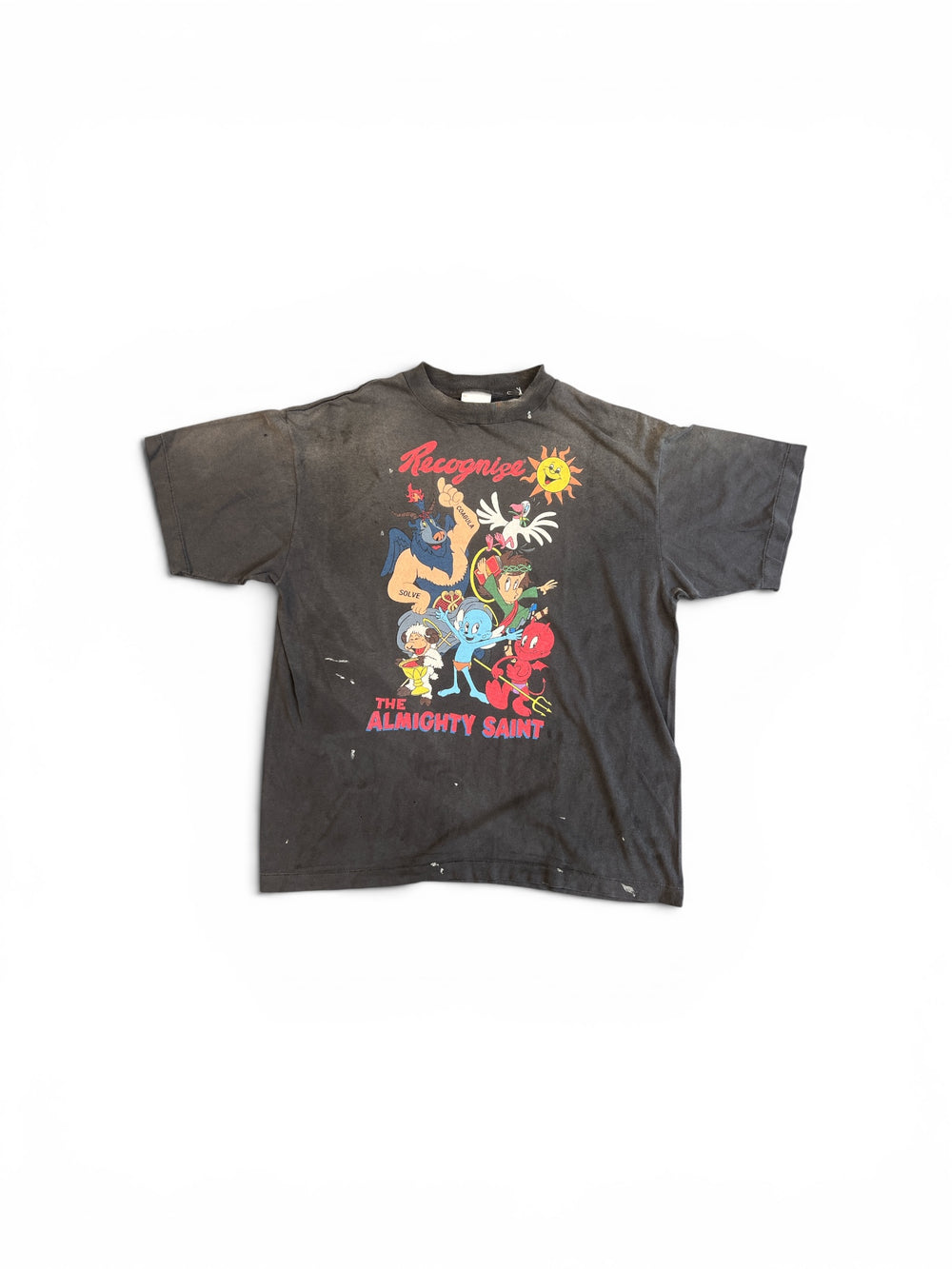 SAINT MICHAEL ALMIGHTY SAINT T-SHIRT BLACK