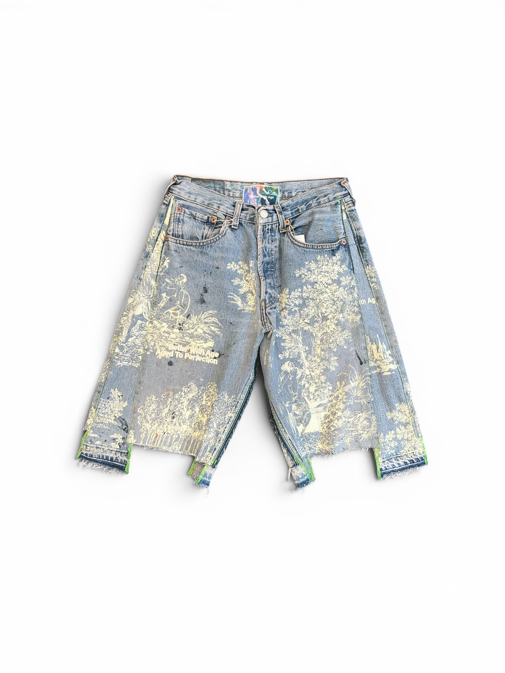 Better With Age Teresa Double-Wide Denim Short Indigo
