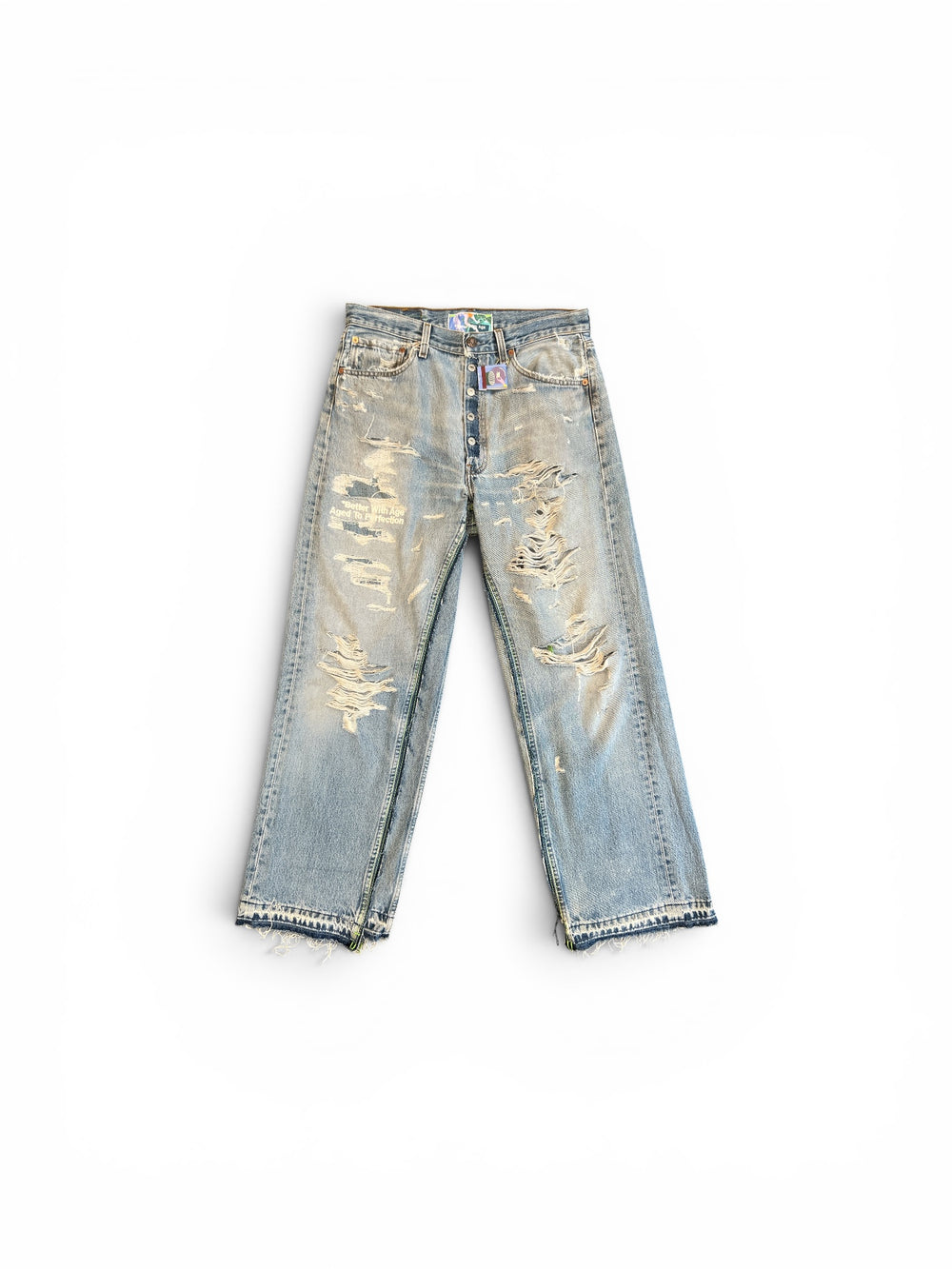 BETTER WITH AGE SMOKED DOUBLE-WIDE DENIM INDIGO