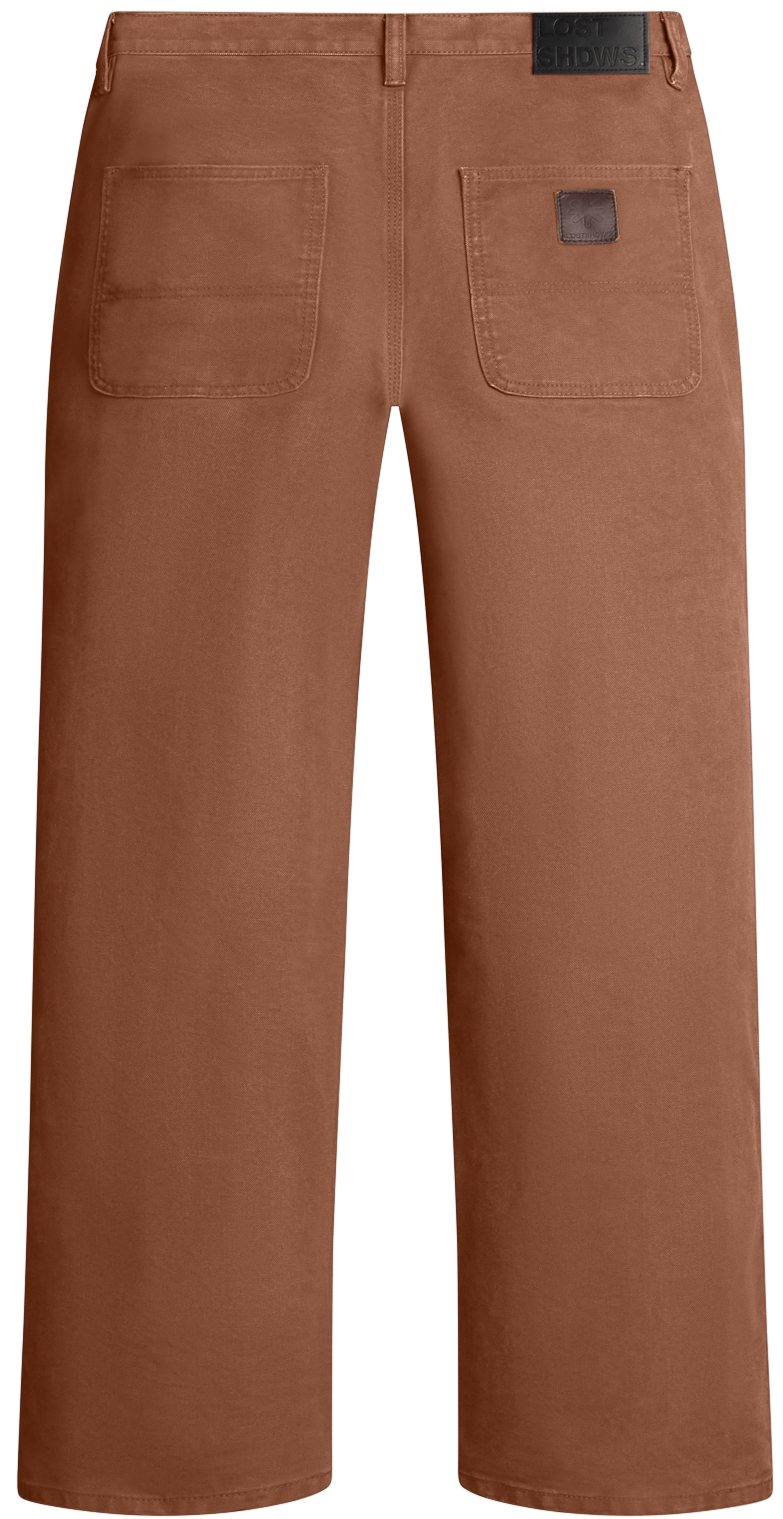 LOSTSHDWS DETACHED DOUBLE KNEE PANT (CORK)