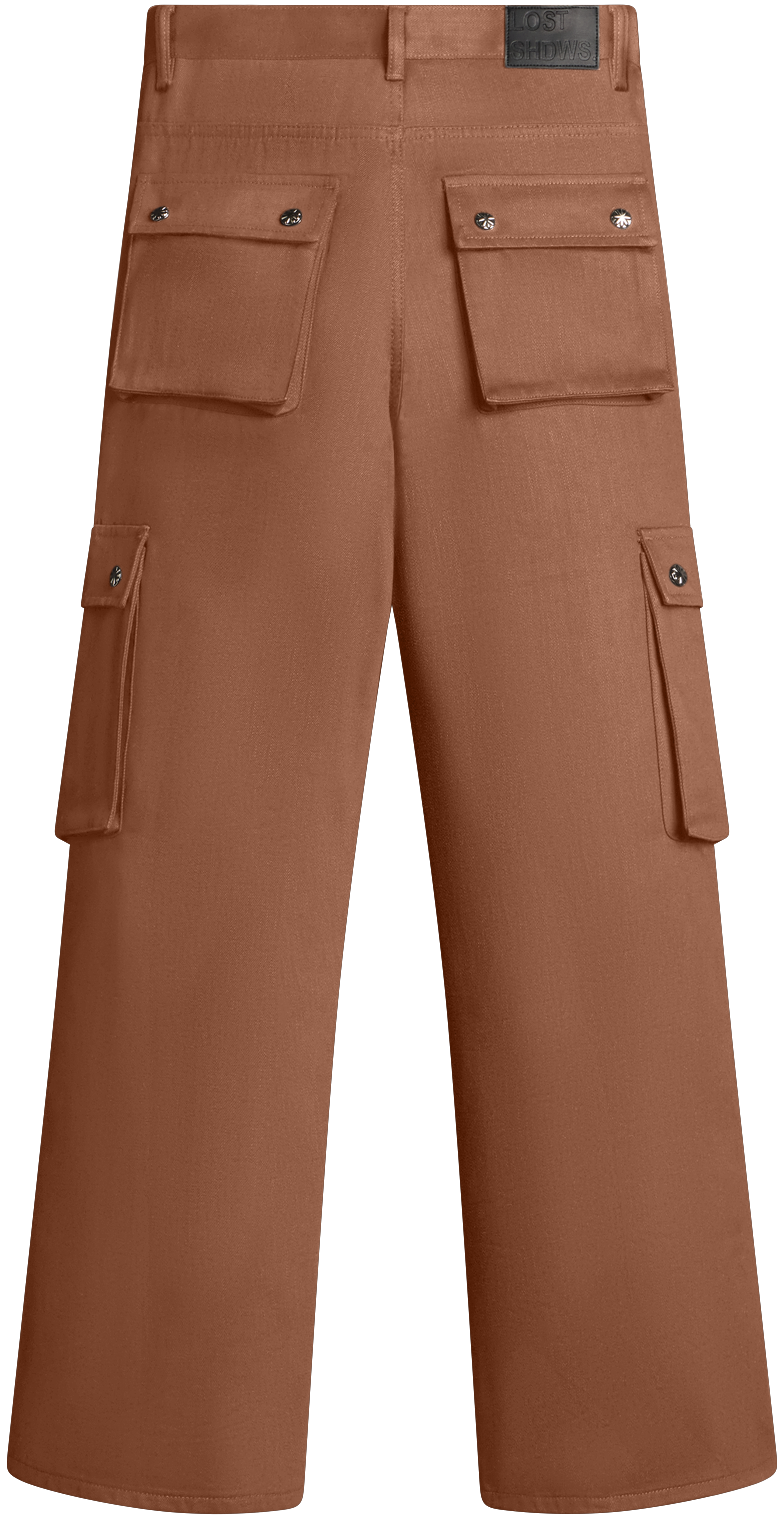 LOSTSHDWS UTILITY CARGO PANT (CORK)