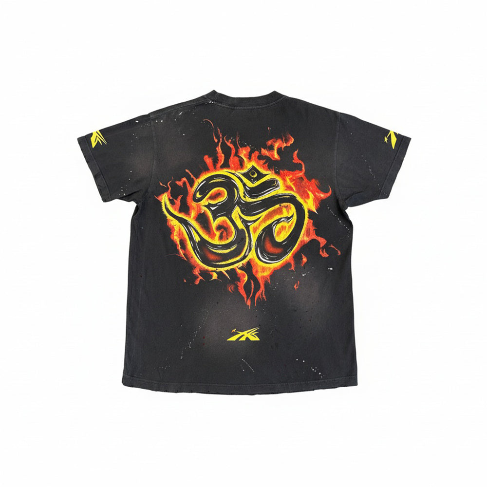 HELLSTAR INNER PEACE SKELETON T-SHIRT BLACK