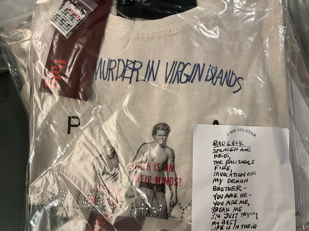 PALY BAD LUCK TEE WHITE