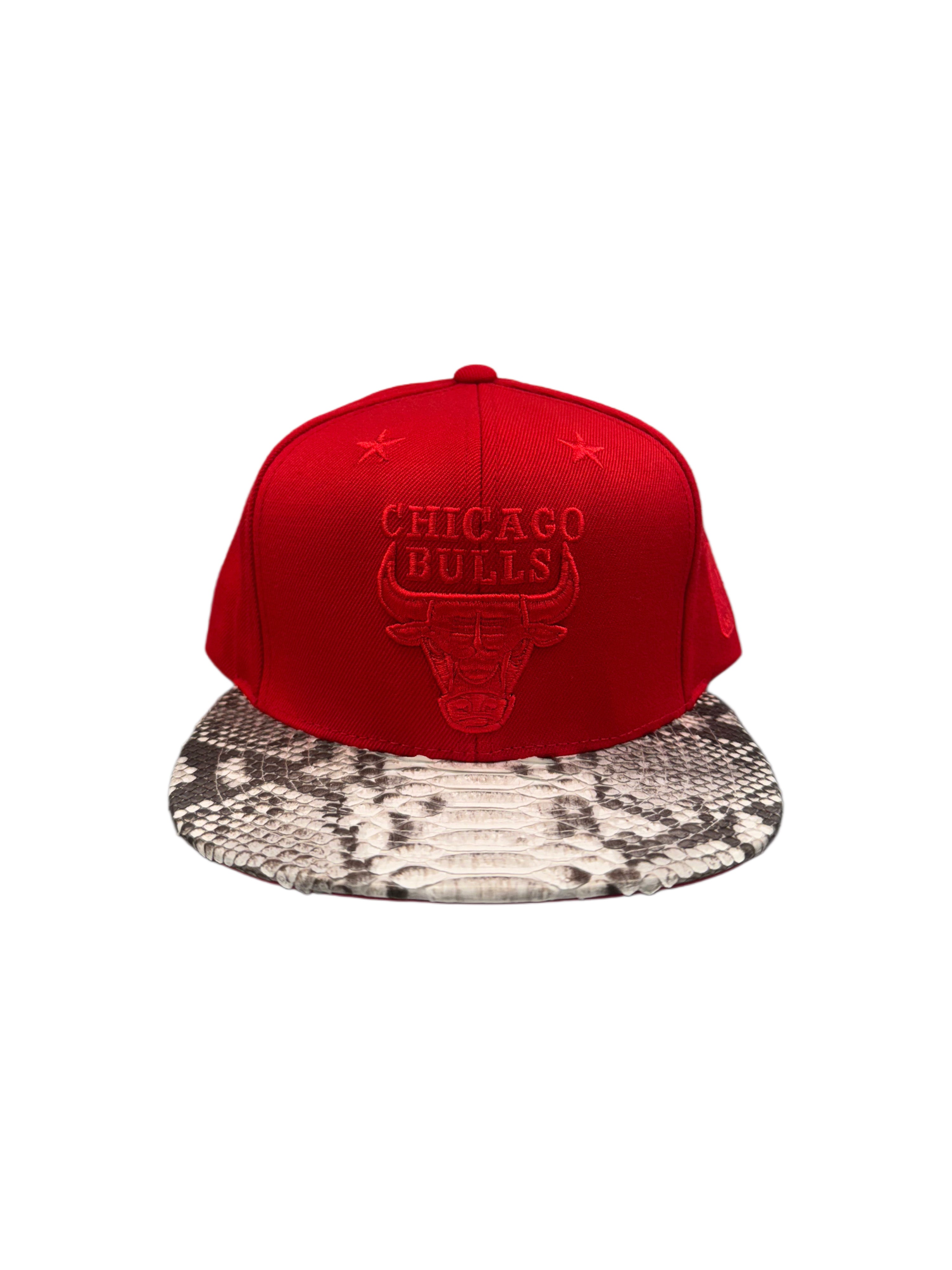Just Don Chicago Bulls All Red/Natural Brim