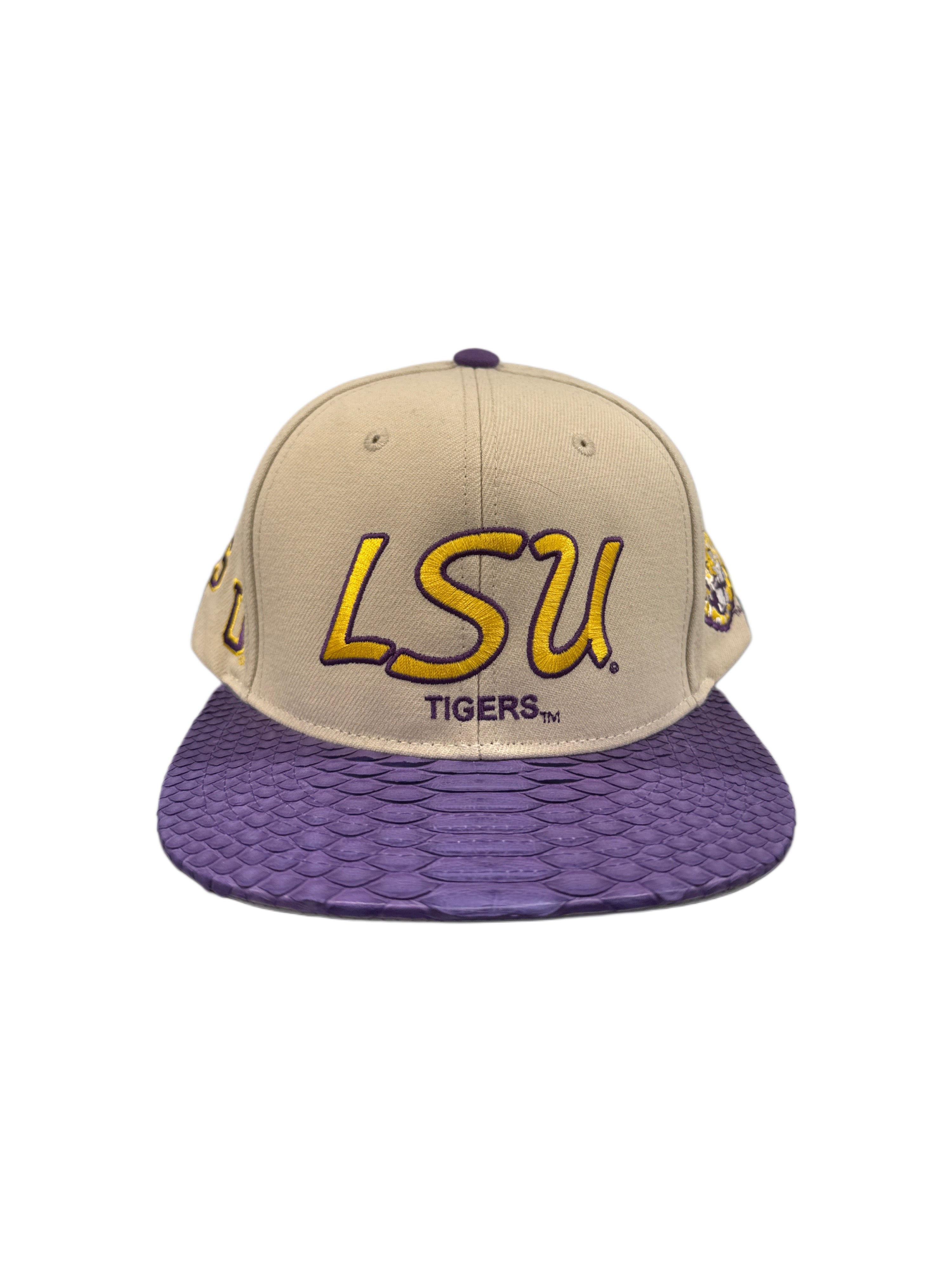 Just Don LSU Tigers Crème/Purple Brim