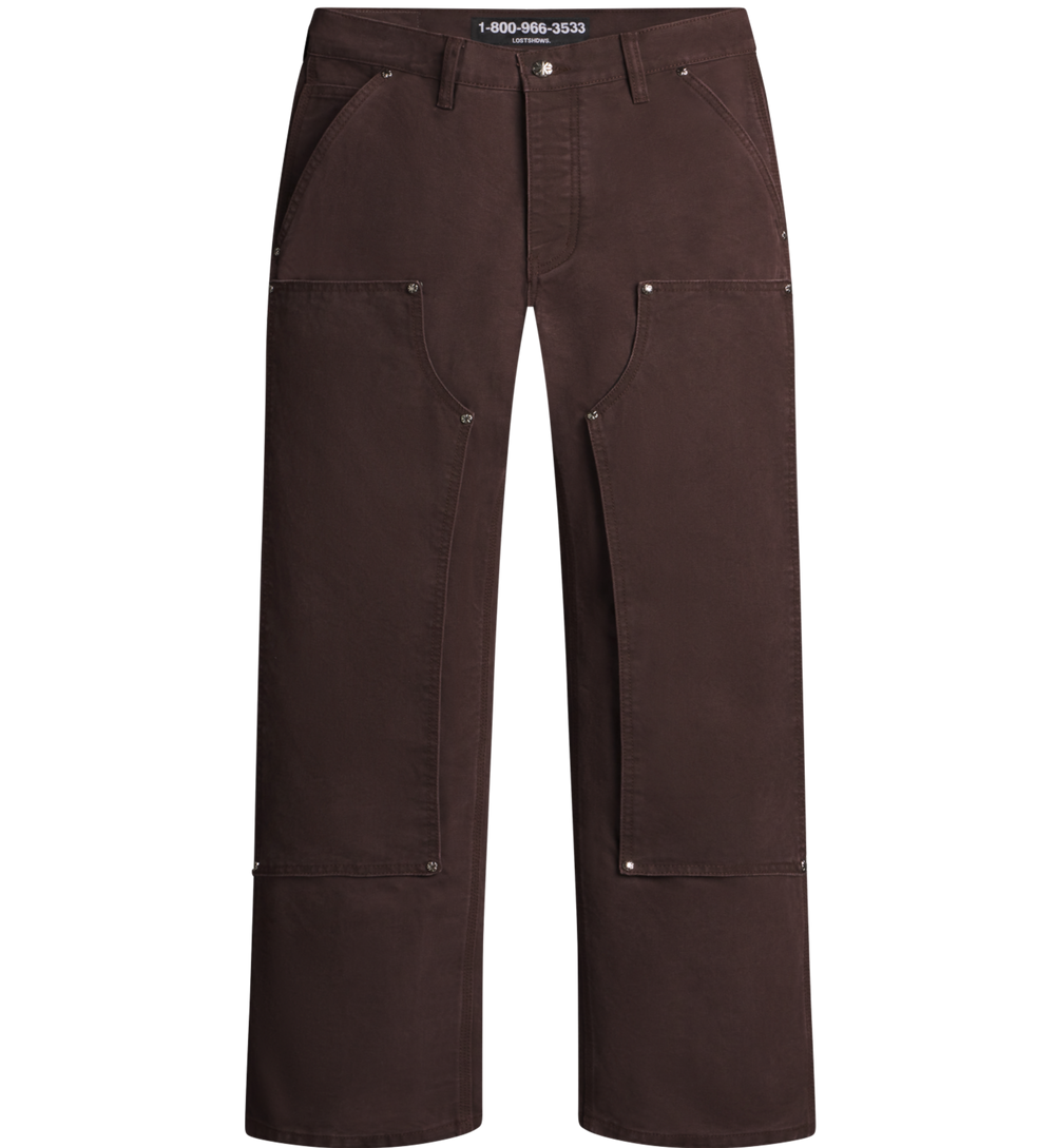 LOSTSHDWS DETACHED DOUBLE KNEE PANT (DIRT)