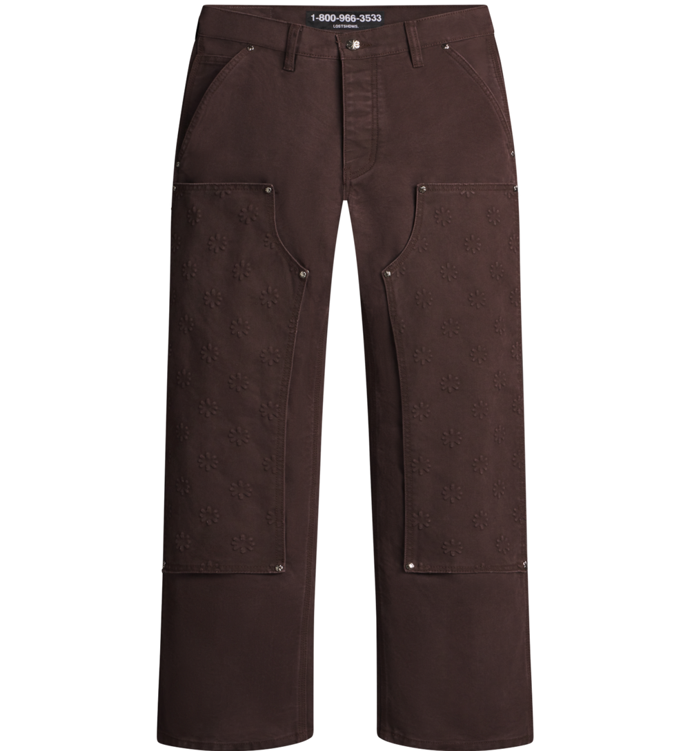 LOSTSHDWS DETACHED DOUBLE KNEE PANT (DIRT)