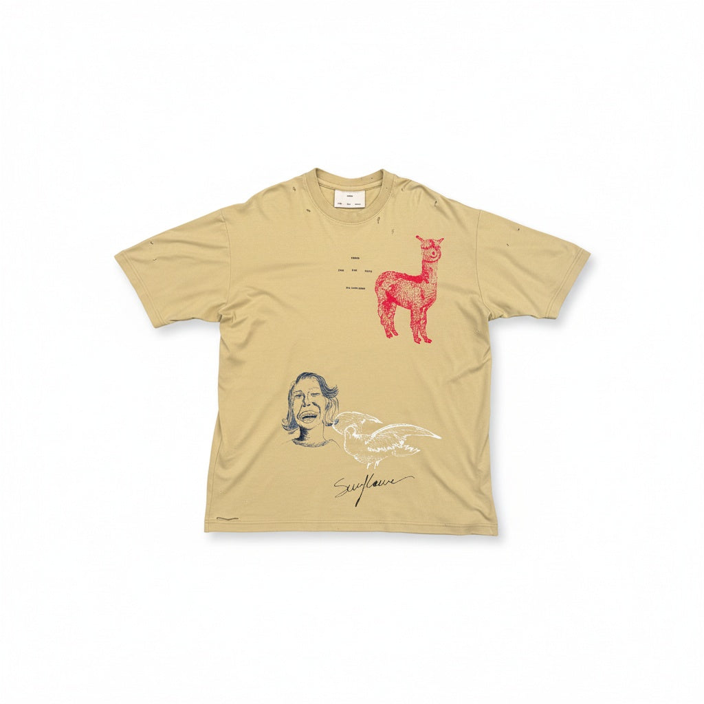 SONG FOR THE MUTE ''SKETCHBOOK'' OVERSIZED TEE DAIKON