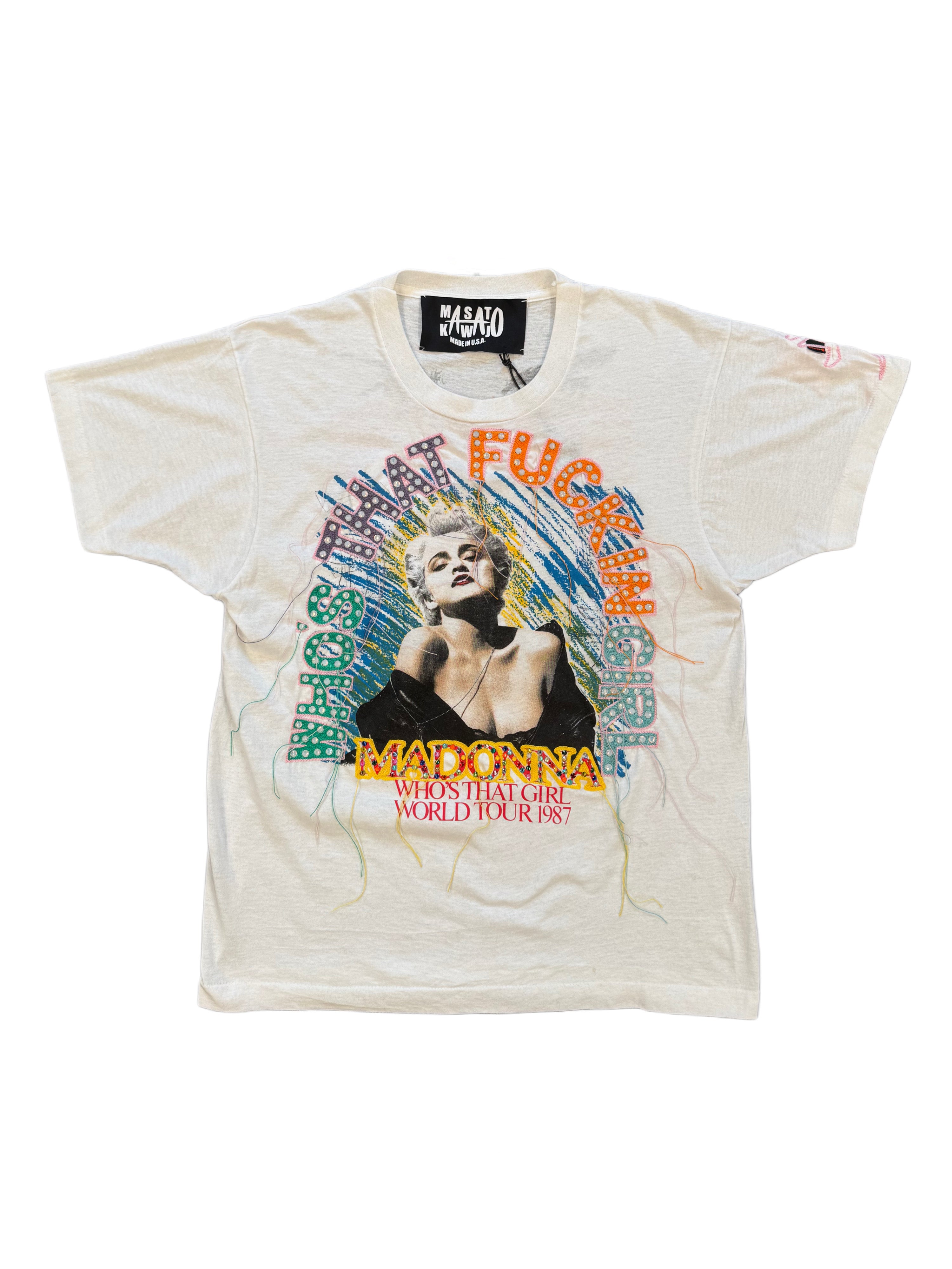 Masato Kawajo Madonna Whos That Fuckin Girl Tees