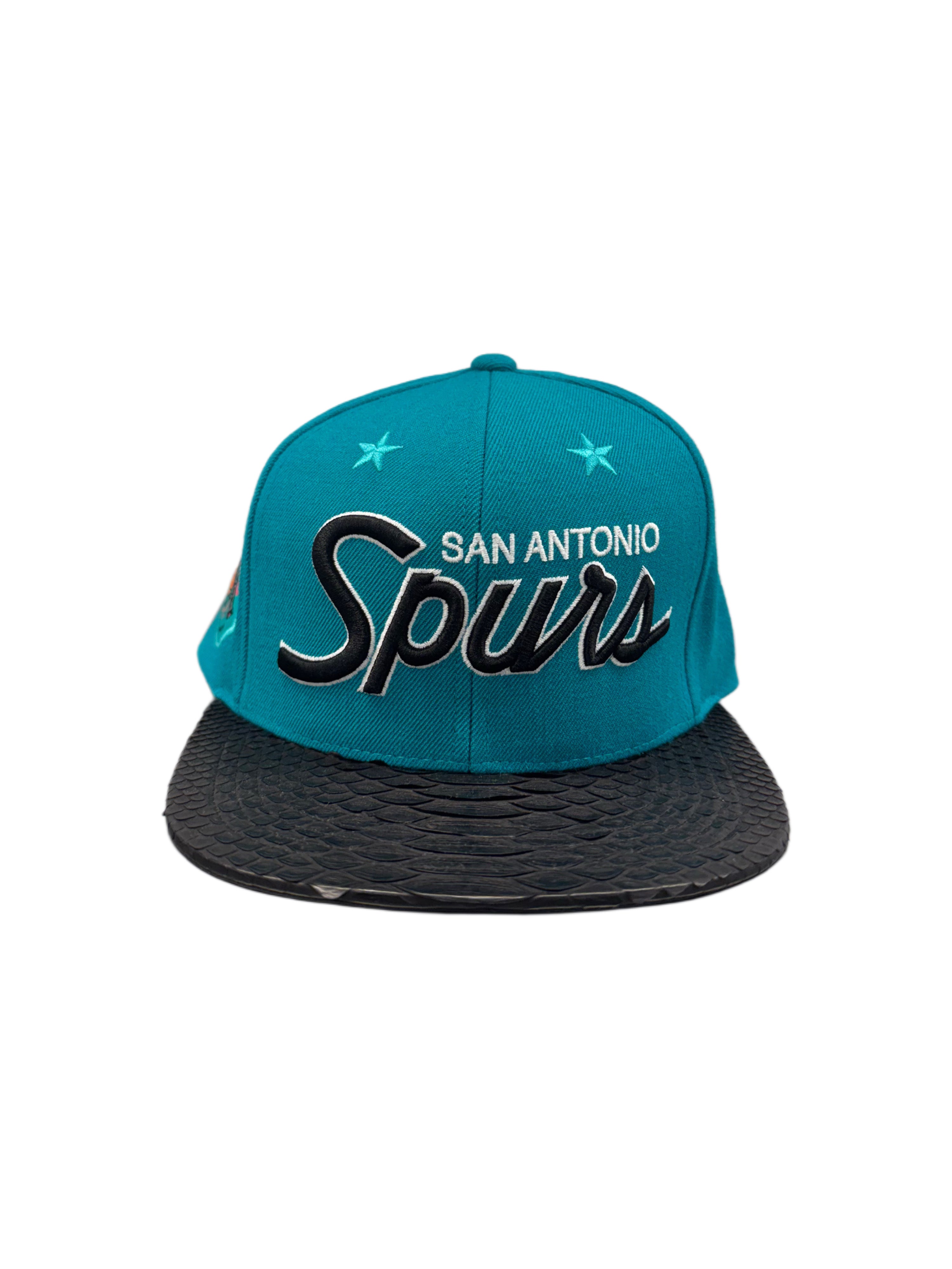 Just Don San Antonio Spurs Teal/Black Brim