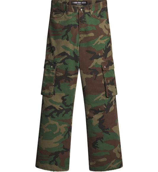 LOSTSHDWS UTILITY CARGO PANT (CAMOUFLAGE)