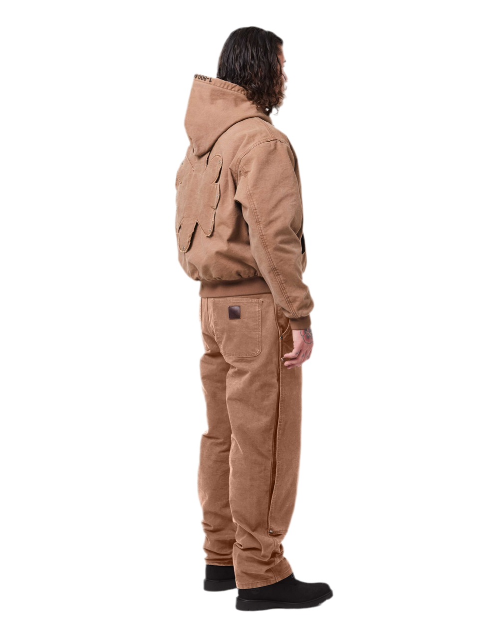 LOSTSHDWS DETACHED DOUBLE KNEE PANT (CORK)