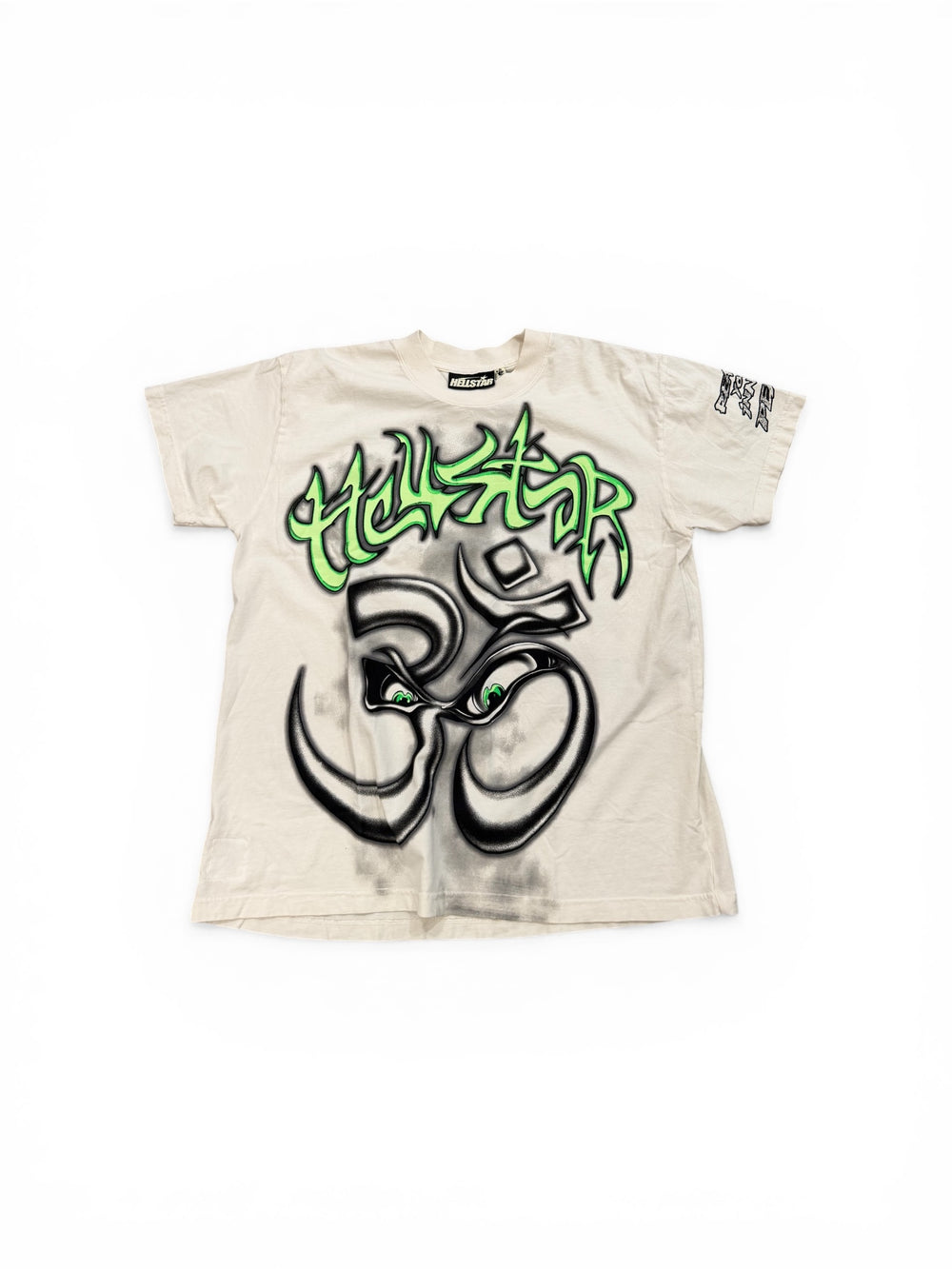 HELLSTAR REACH YOUR INNER PEACE YOGA T-SHIRT WHITE
