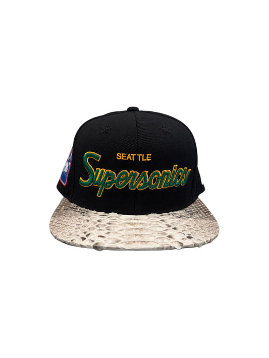 Just Don Seattle SuperSonics Black/Natural Brim