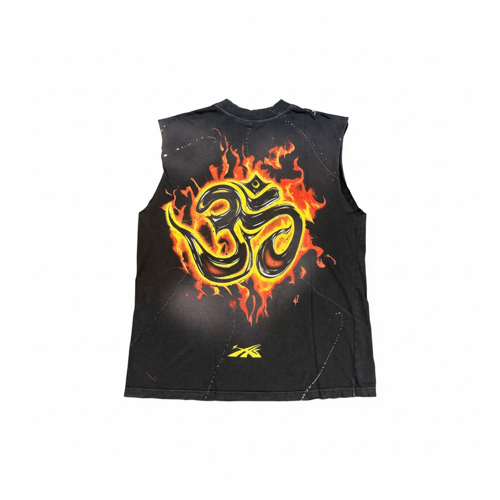 HELLSTAR INNER PEACE SKELETON T-SHIRT (SLEEVELESS) BLACK