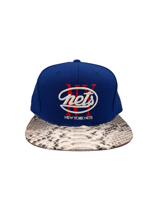 Just Don NY Nets Blue/Natural Brim
