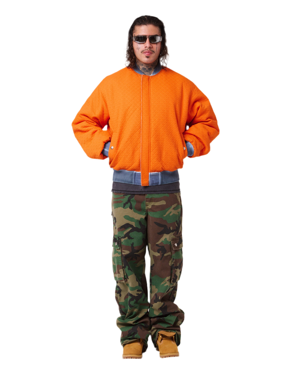 LOSTSHDWS REVERSIBLE DETACHED BOMBER (SEAFOAM)