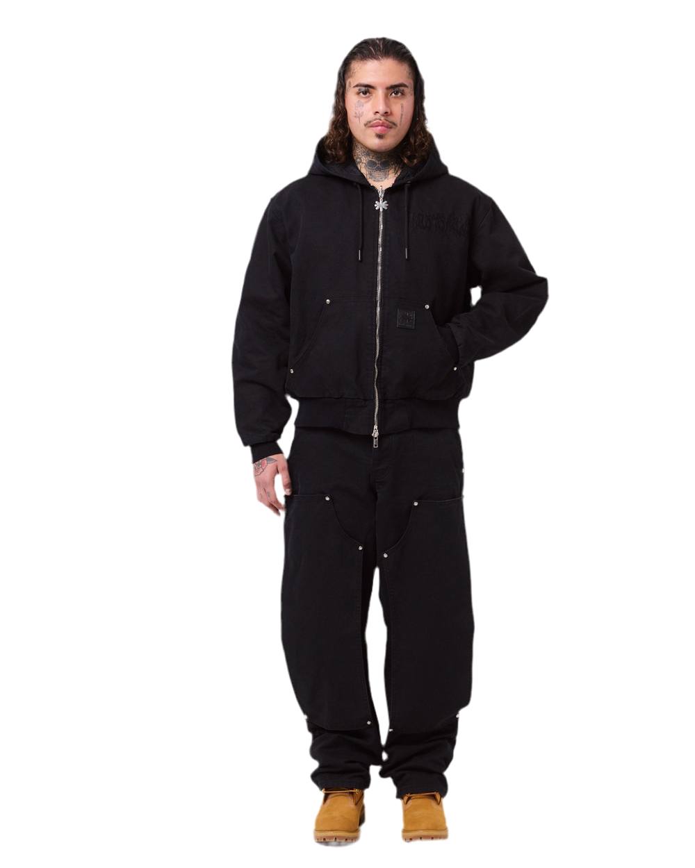 LOSTSHDWS REVERSIBLE DETACHED WORK JACKET (OIL)