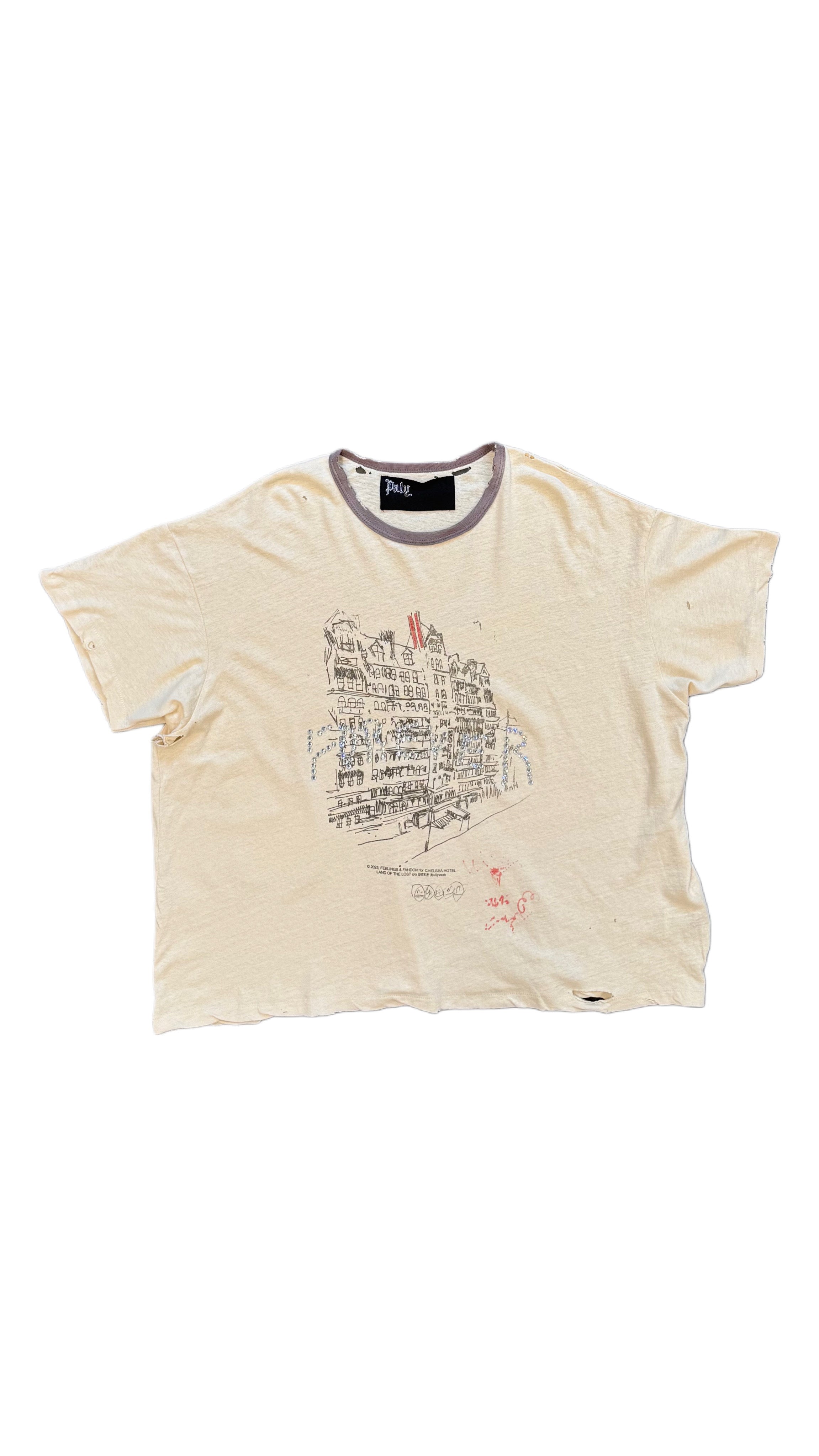 Paly Chelseay Hotel Tee White