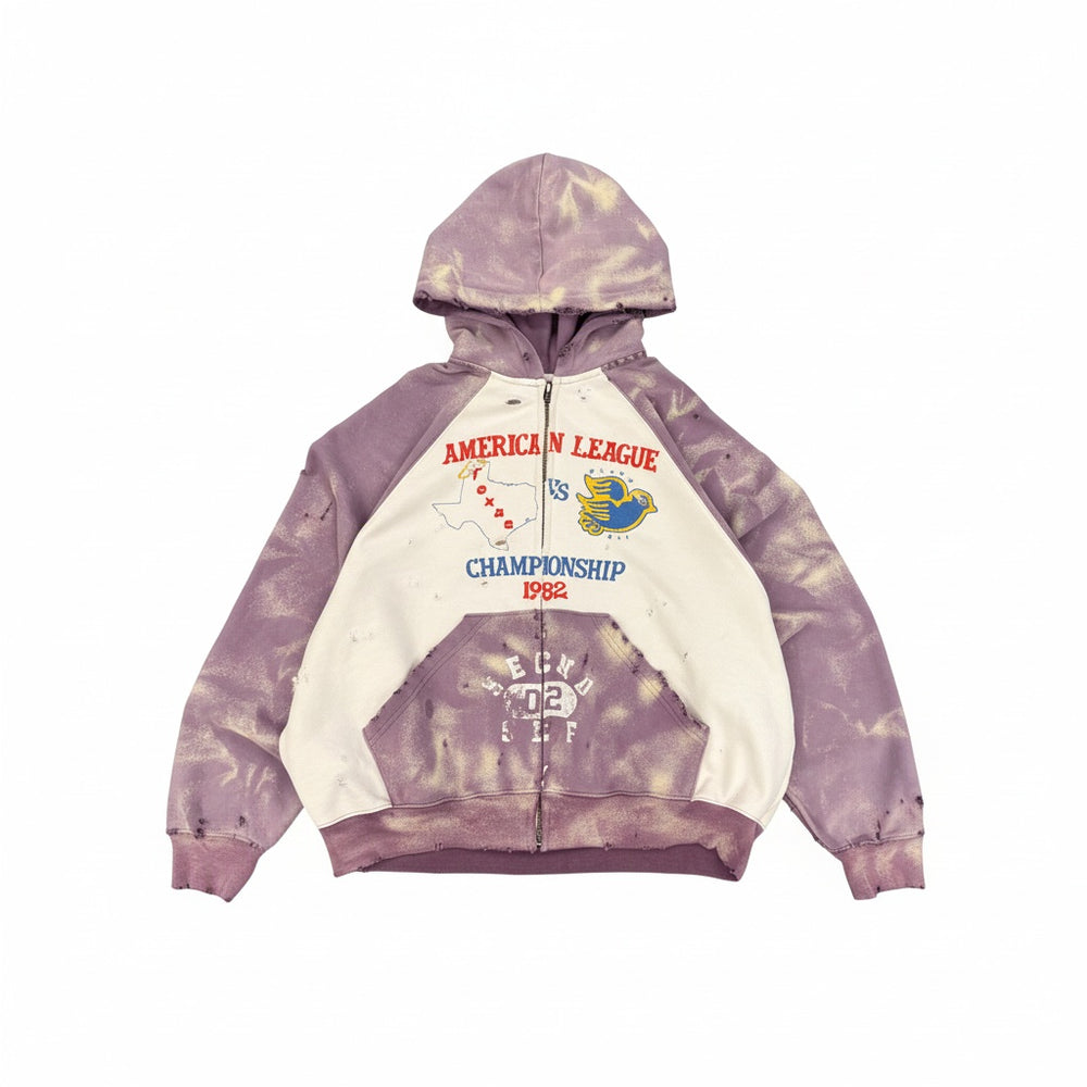 Secndslf American League Championship Zip-Up Purple
