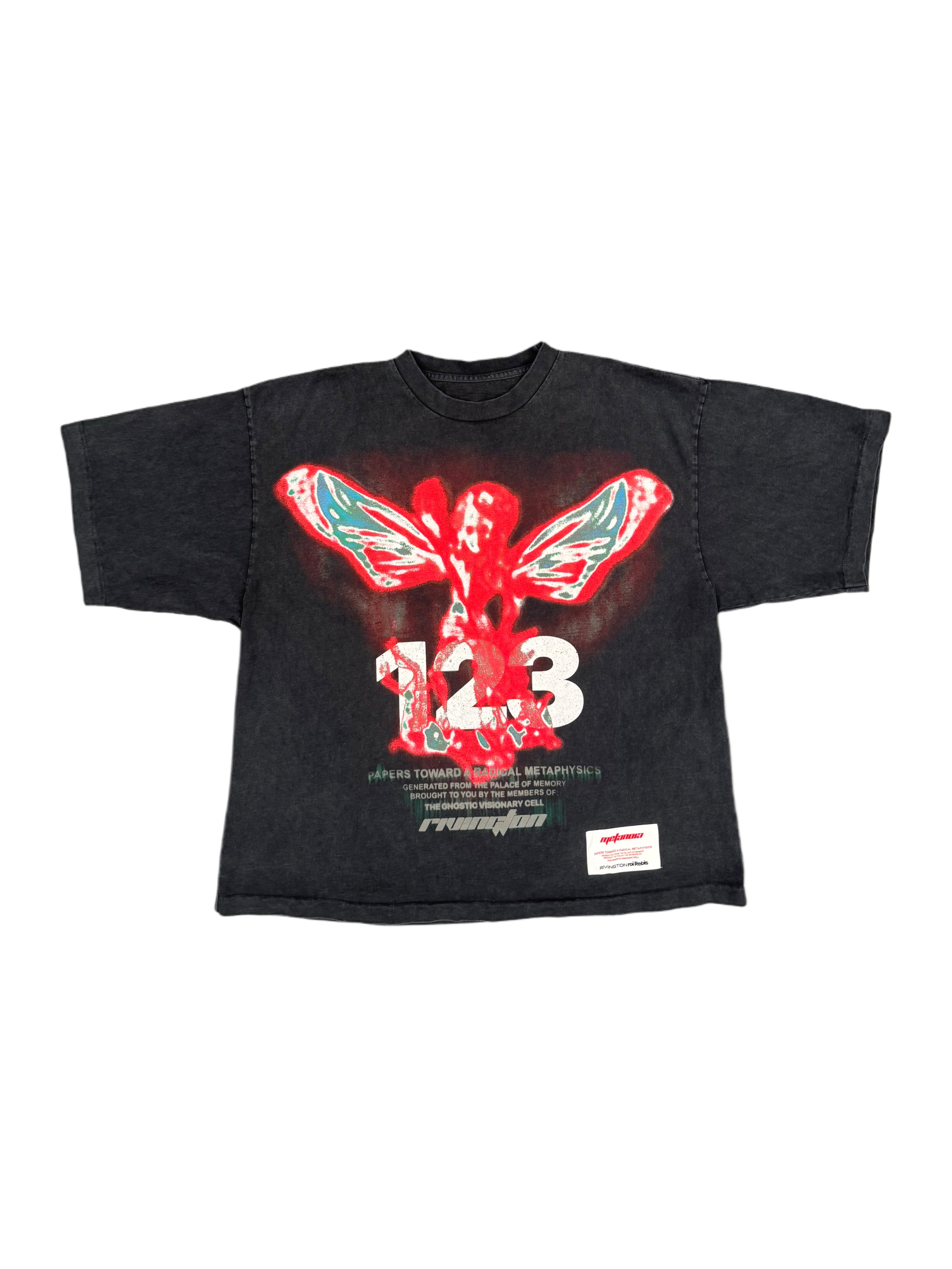RIVINGTON ROI REBIS IN TIMES LIKE THESE CVA TEE MECH BLACK / RED