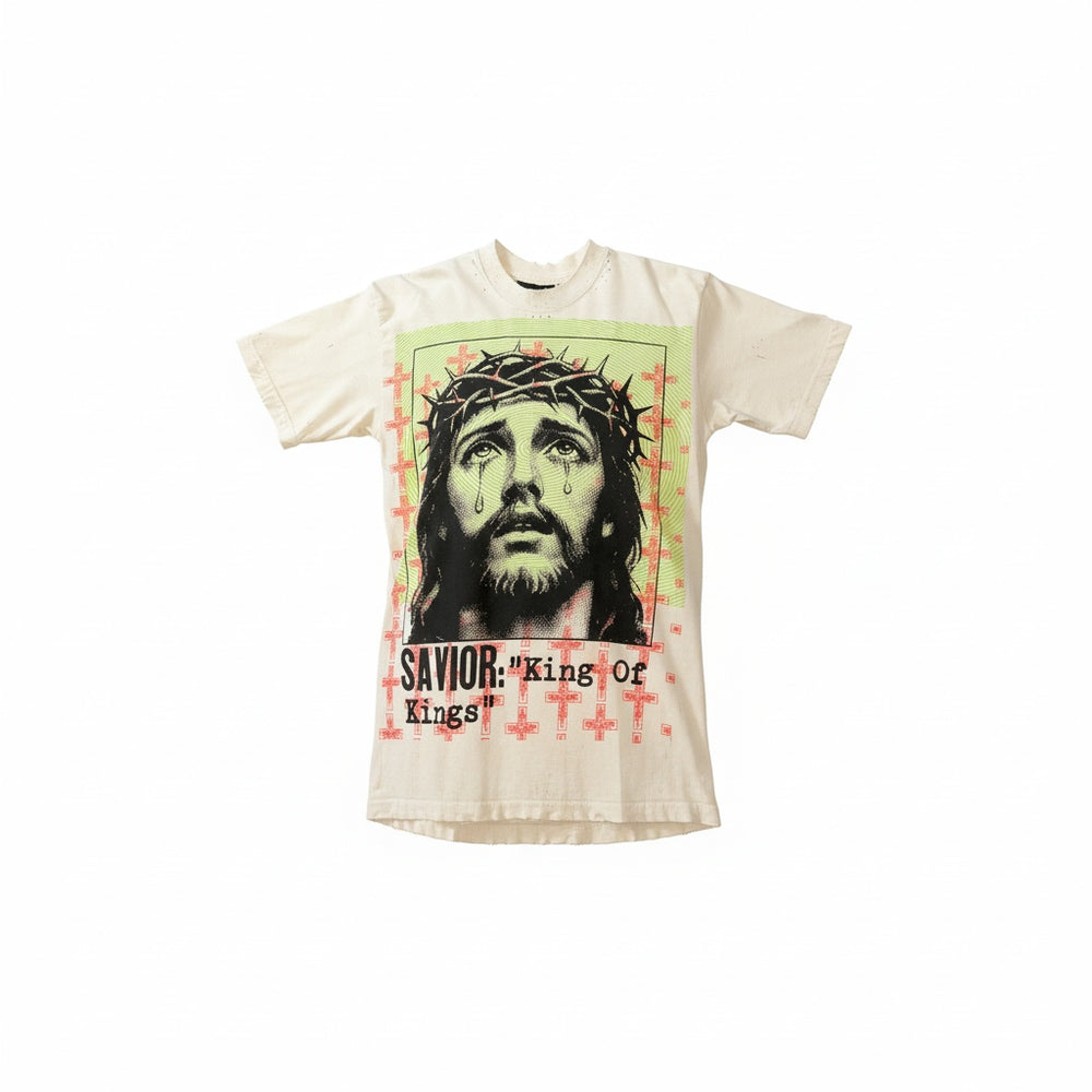 HELLSTAR JESUS T-SHIRT WHITE