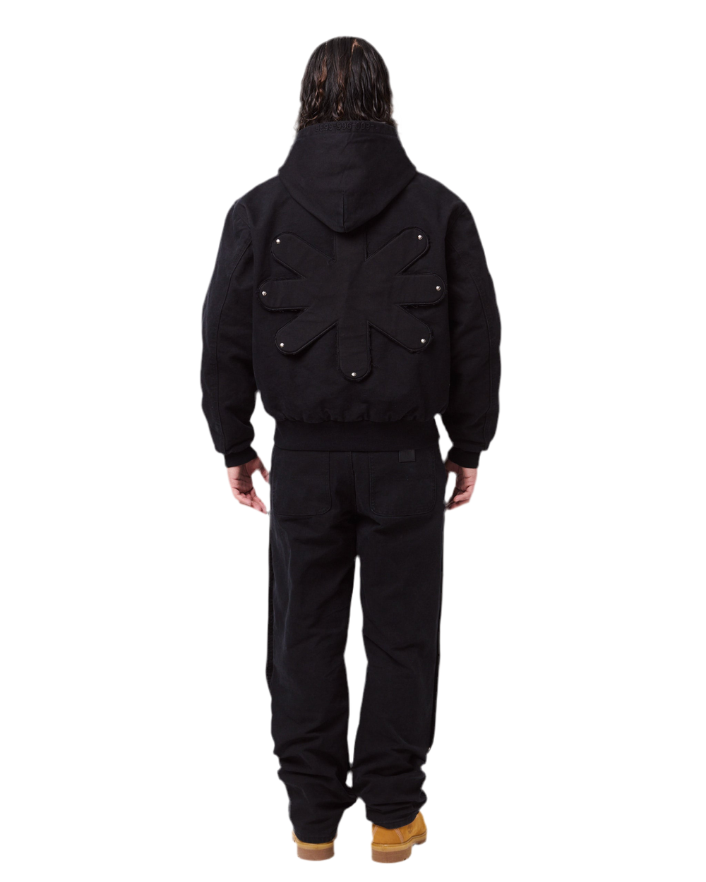 LOSTSHDWS REVERSIBLE DETACHED WORK JACKET (OIL)