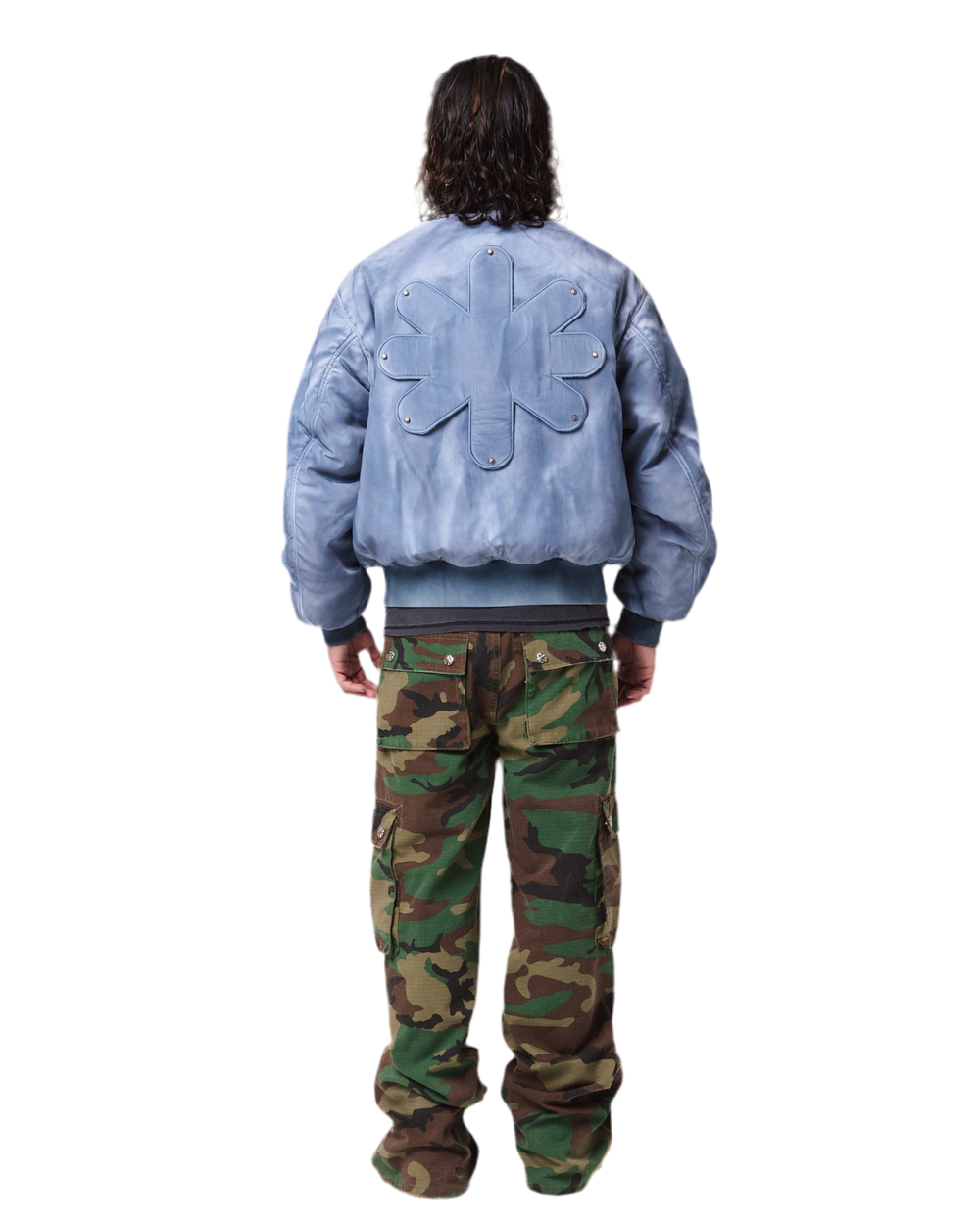 LOSTSHDWS REVERSIBLE DETACHED BOMBER (SEAFOAM)