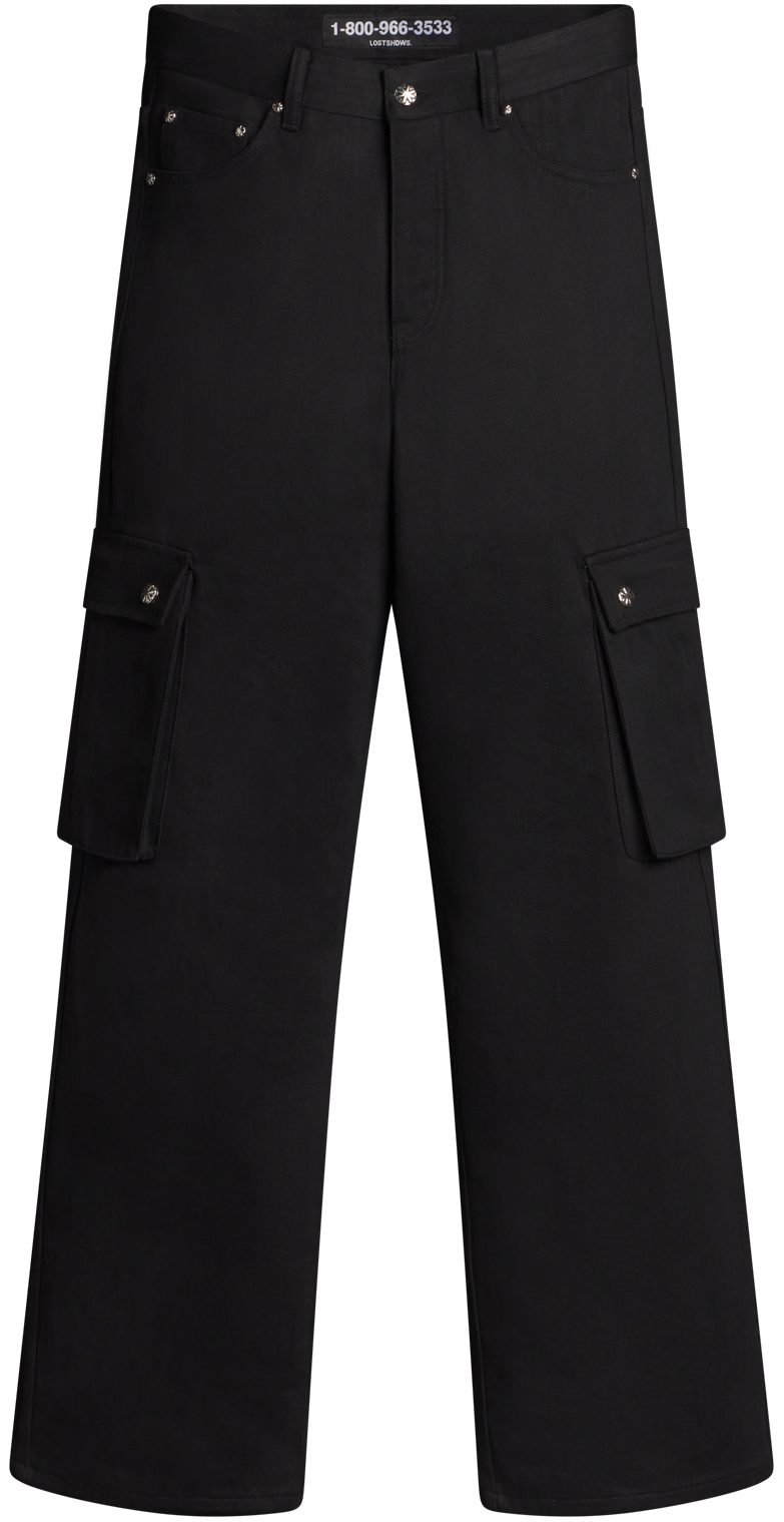 LOSTSHDWS UTILITY CARGO PANT (OIL)