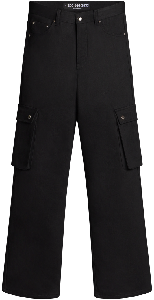 LOSTSHDWS UTILITY CARGO PANT (OIL)