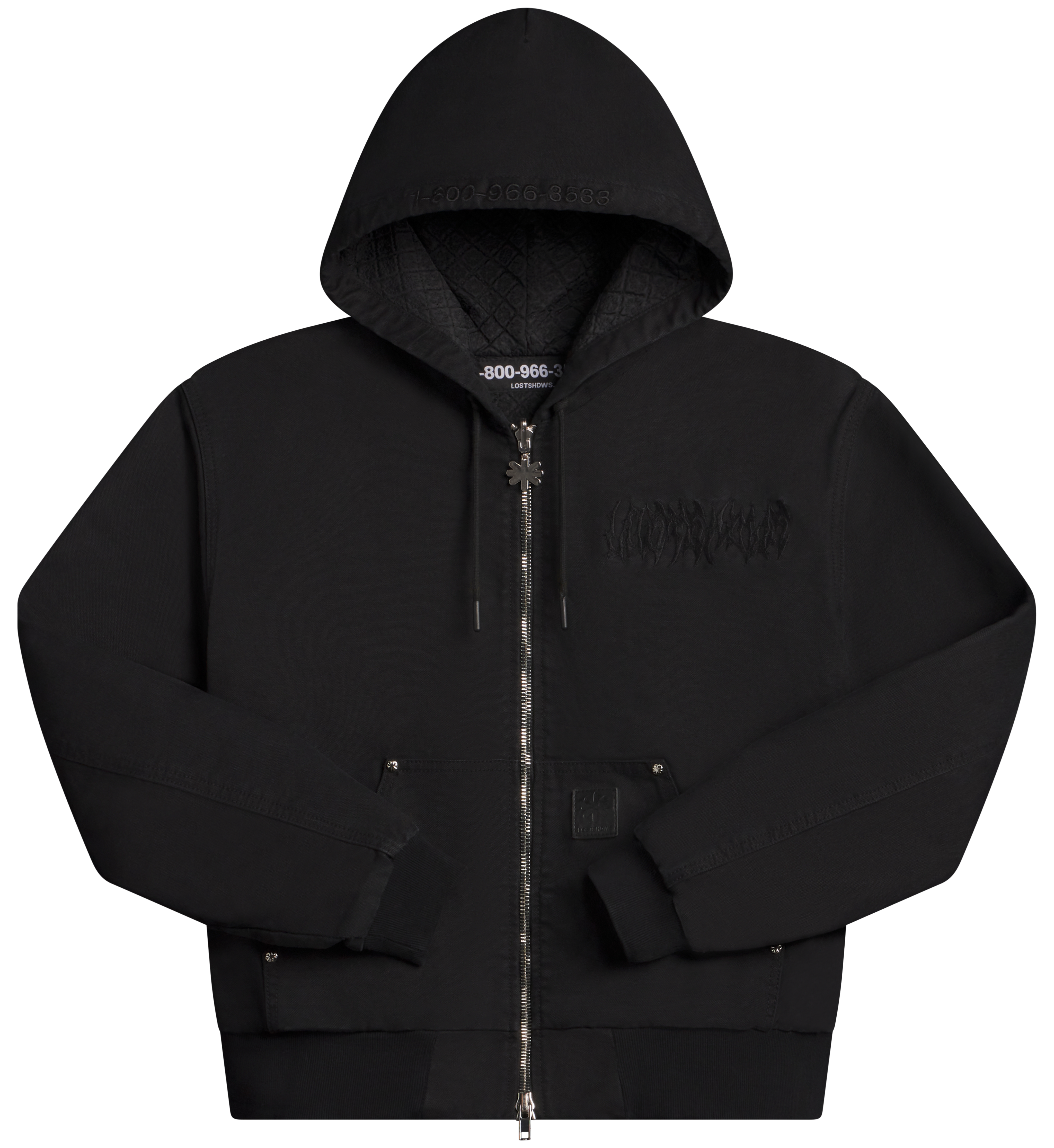 LOSTSHDWS REVERSIBLE DETACHED WORK JACKET (OIL)