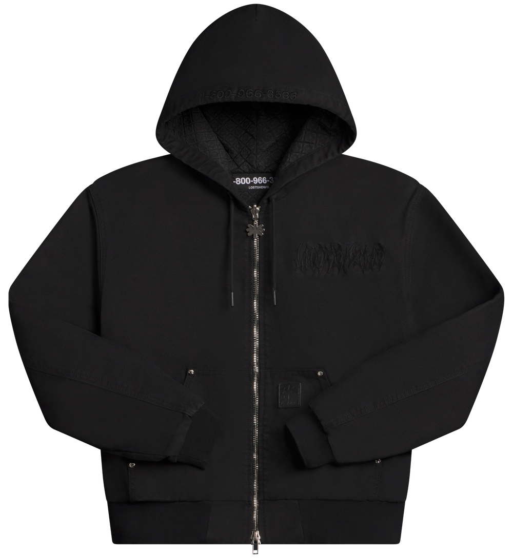 LOSTSHDWS REVERSIBLE DETACHED WORK JACKET (OIL)