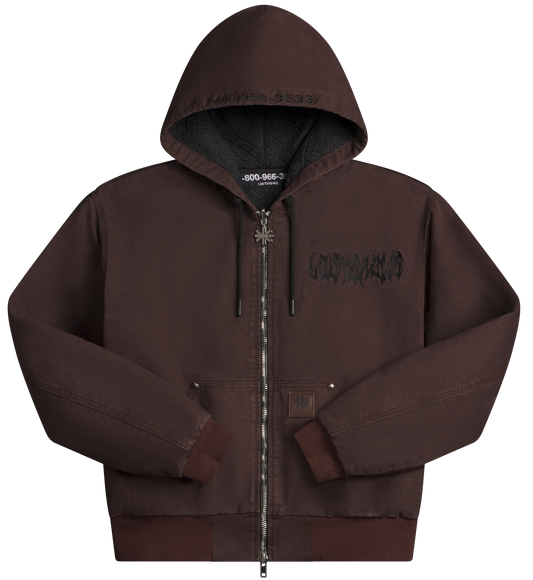 LOSTSHDWS REVERSIBLE DETACHED WORK JACKET (DIRT)